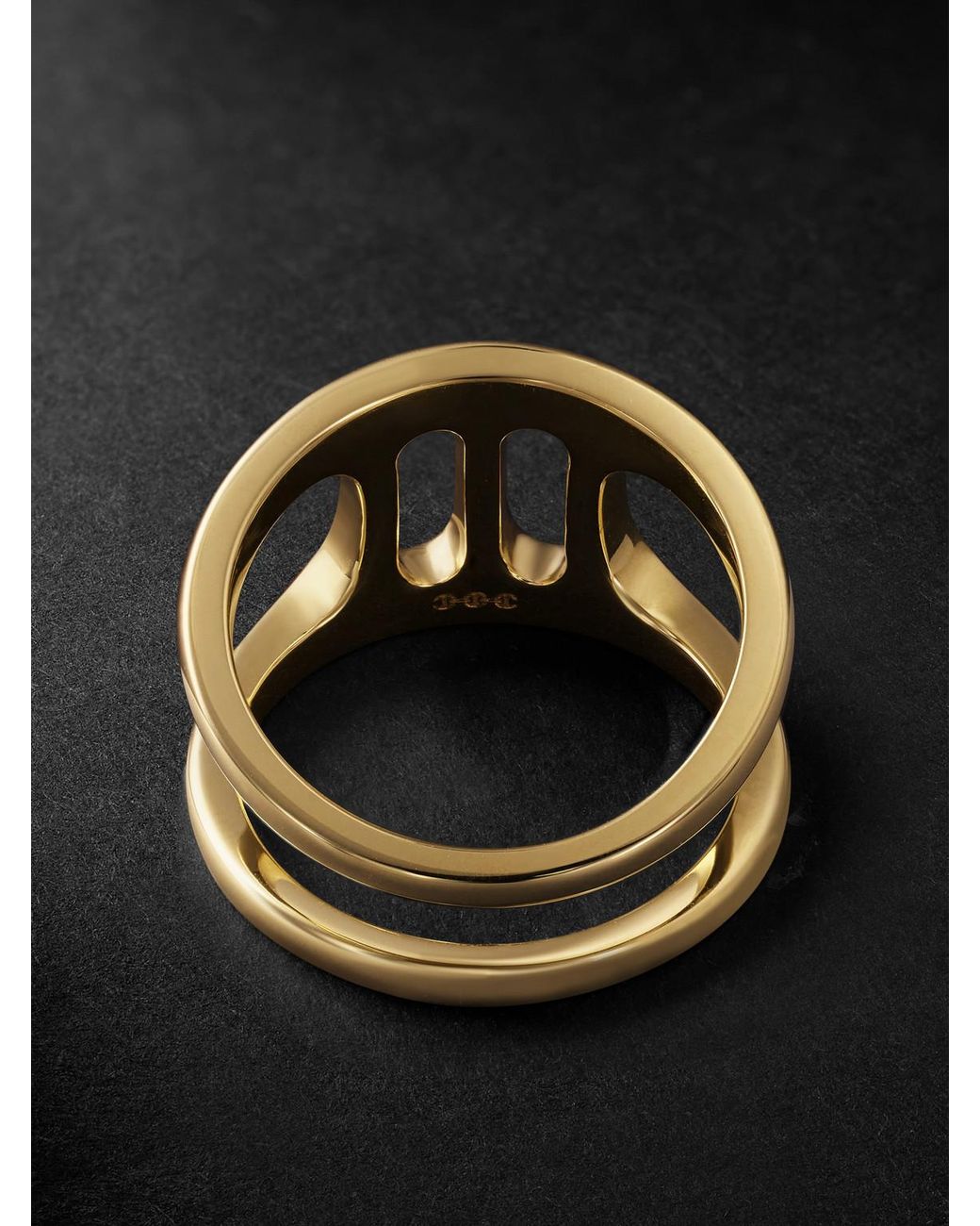 Hoorsenbuhs Black Phantom Iii 18-karat Gold Ring for men
