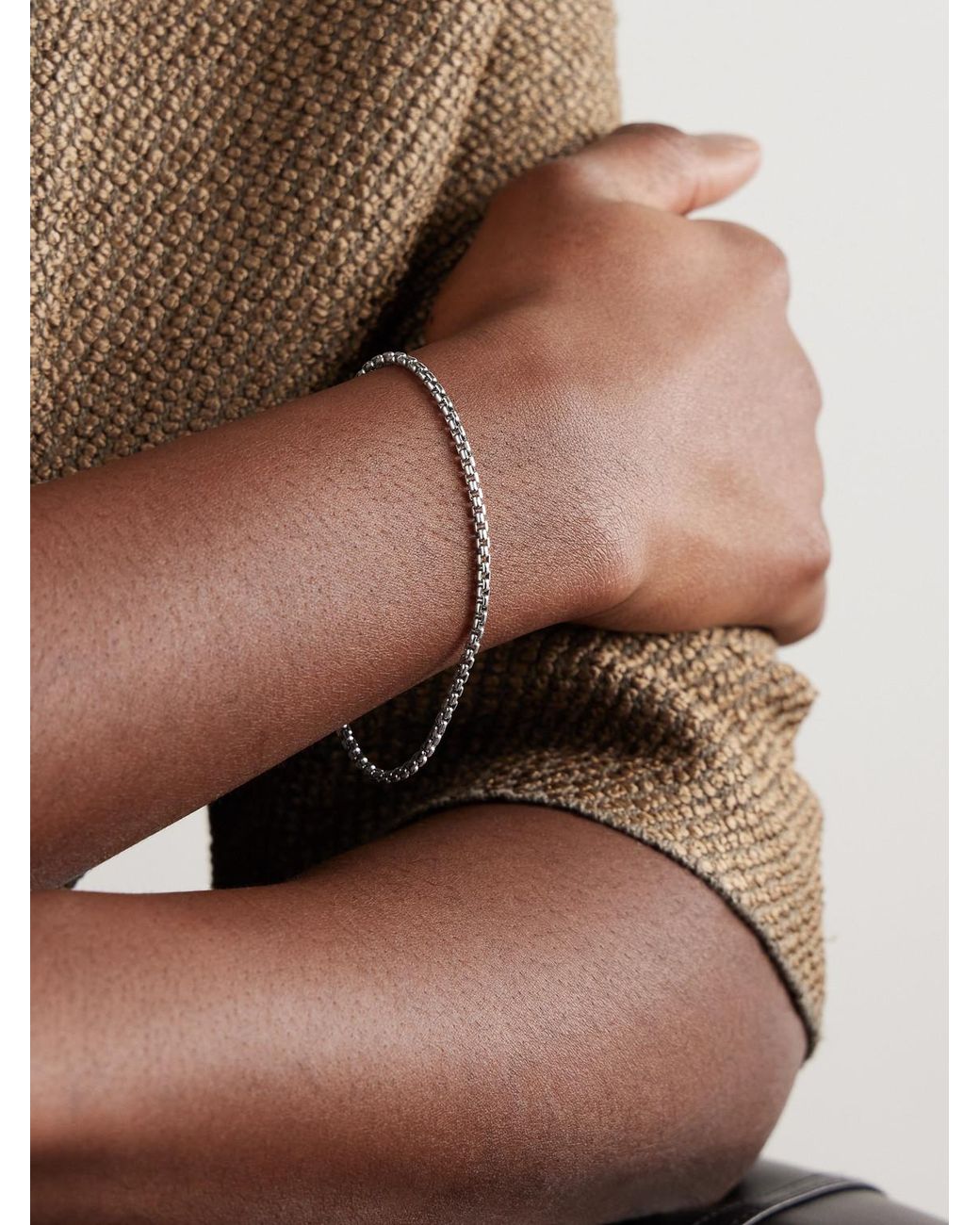 David Yurman Black Chain Bracelet for men