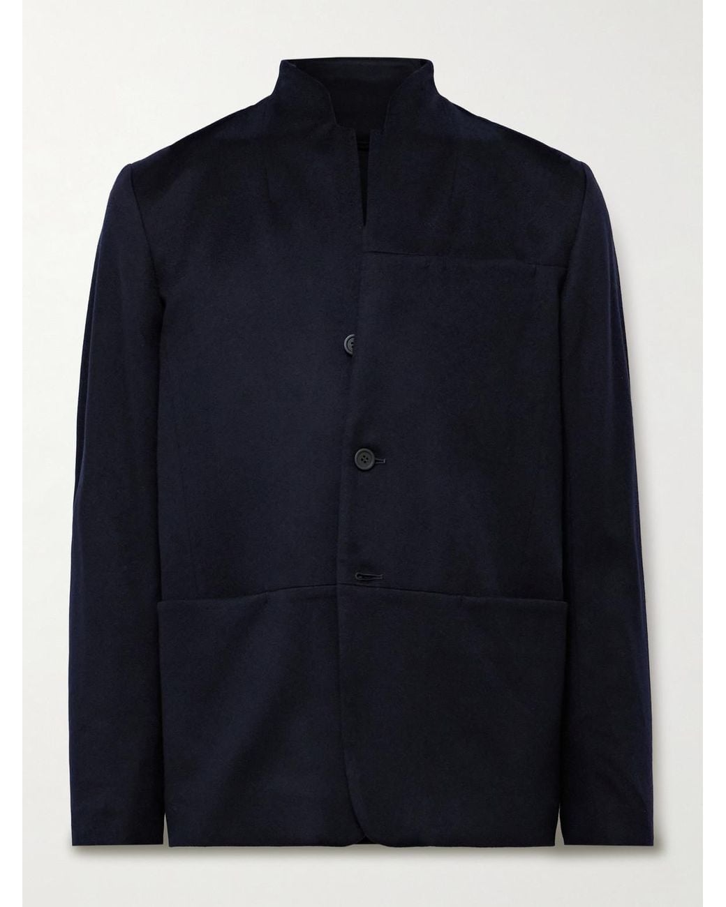 Sease Blue Ellen 2.0 Unstructured Wish Virgin Wool And Cashmere-Blend Felt Blazer for men