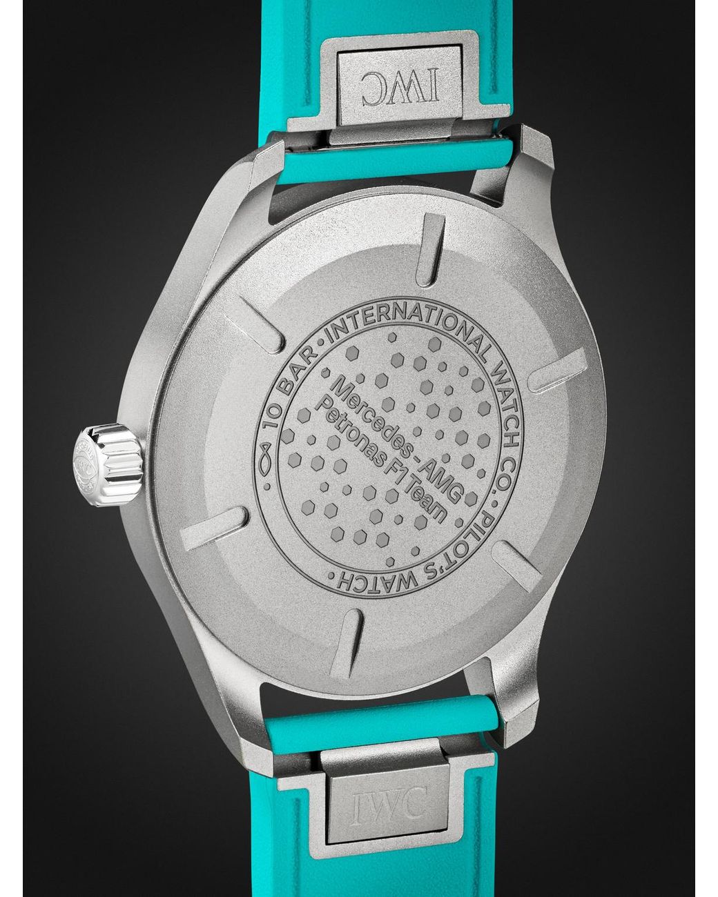 Iwc Blue Mercedes-amg Petronas Formula Onetm Team Pilot's Mark Xx Automatic Titanium Watch for men