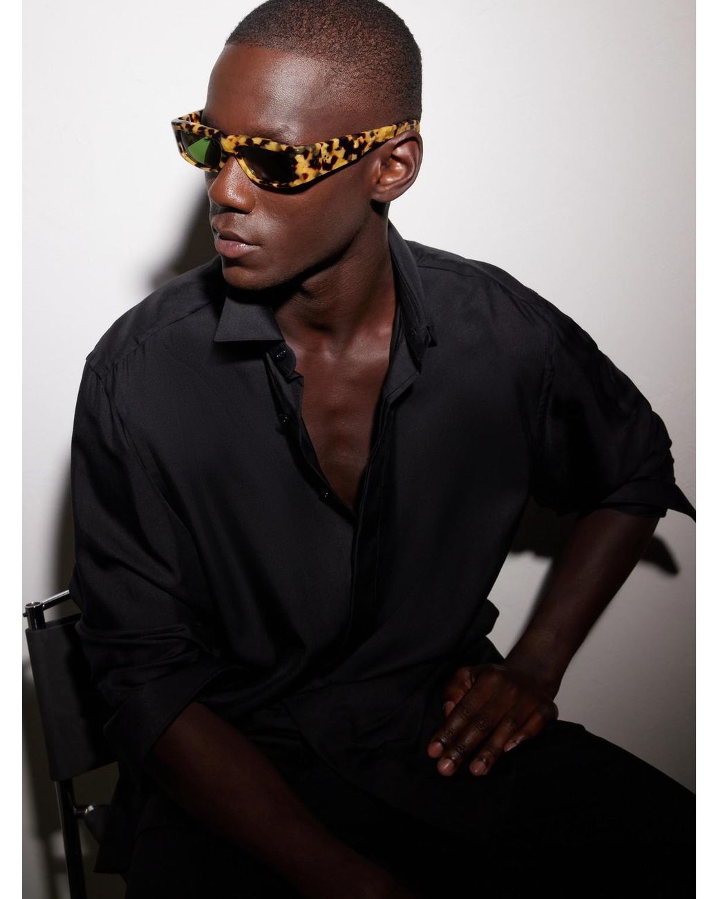 Jacques Marie Mage Multicolor Romi Square-Frame Acetate Sunglasses for men
