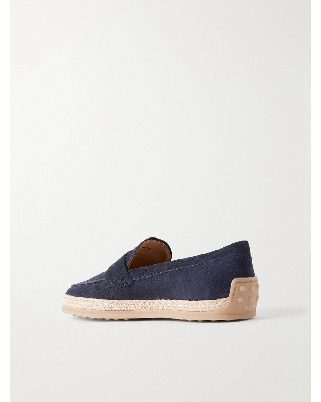 Tod's Blue Suede Espadrilles for men