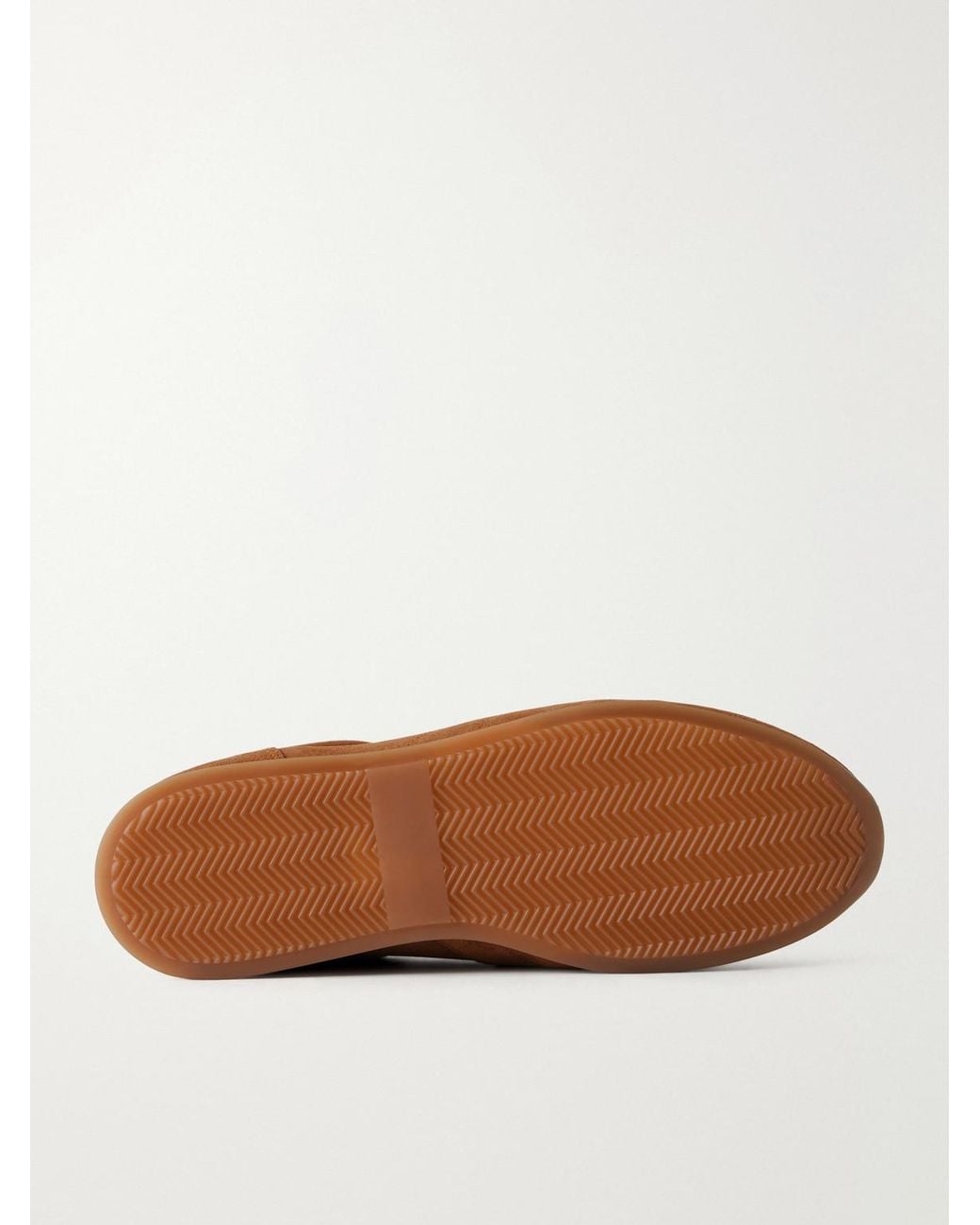 Mr P. Brown Suede Sneakers for men