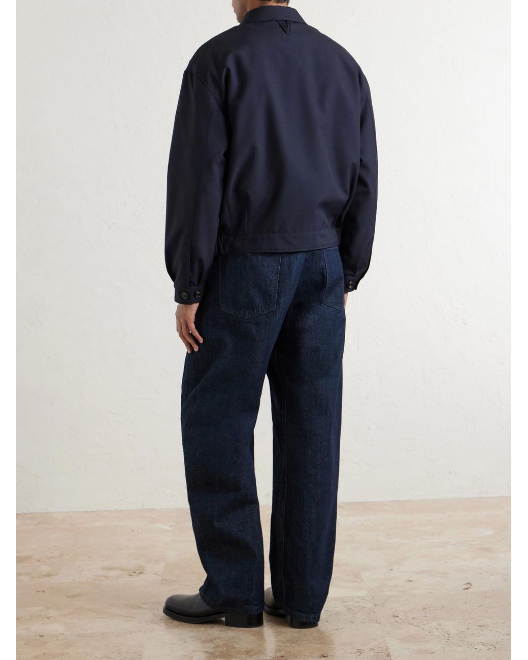 Valstar Blue Stan Wool Bomber Jacket for men