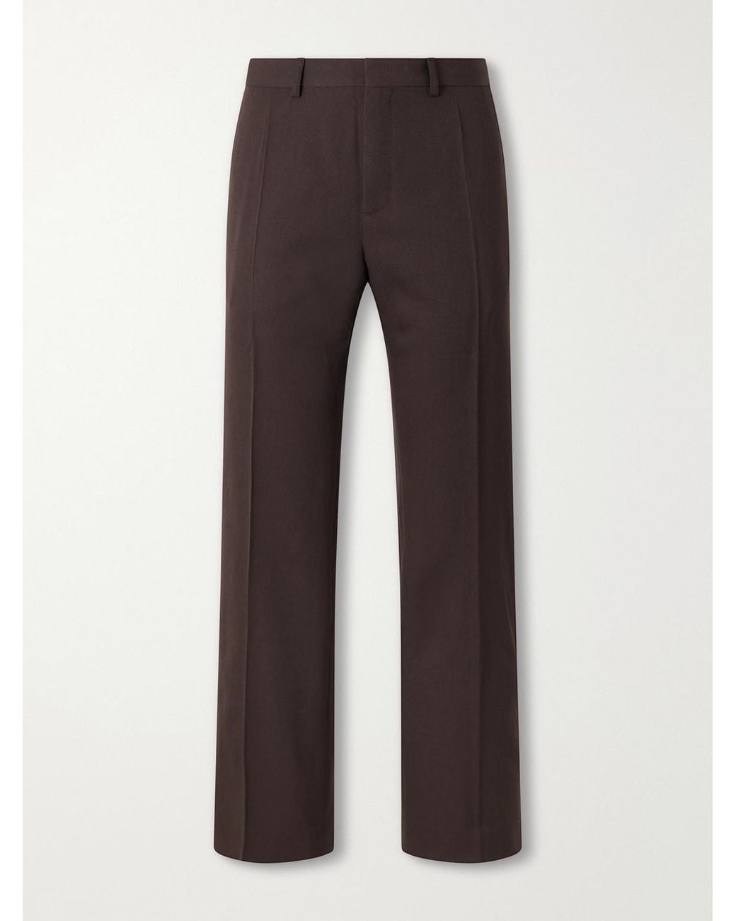 A Kind Of Guise Brown Wide-leg Virgin Wool Suit Trousers for men