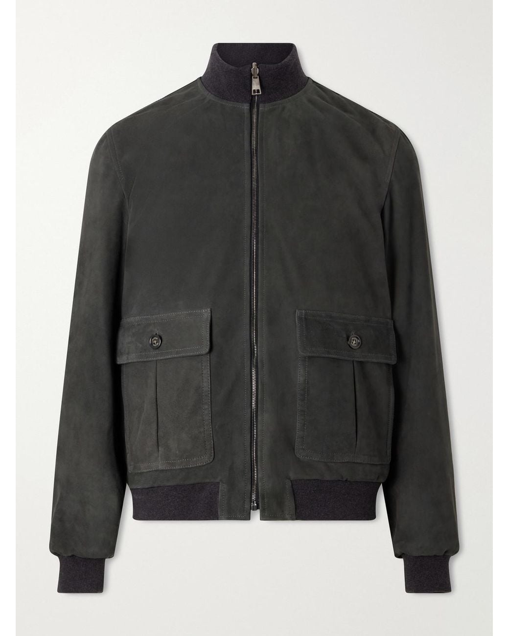Valstar Black Reversible Suede Jacket for men