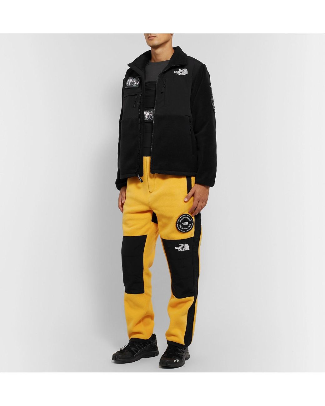 The North Face Summit Series Himalaya Fleece And Shell Dungarees in Yellow  for Men | Lyst UK