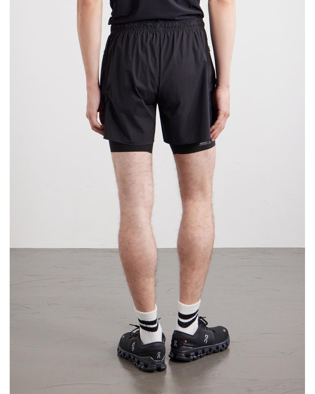 Satisfy Blue Rippy&Trade; Layered 5&Quot; Cordura&Reg; And Justice&Trade; Running Shorts for men