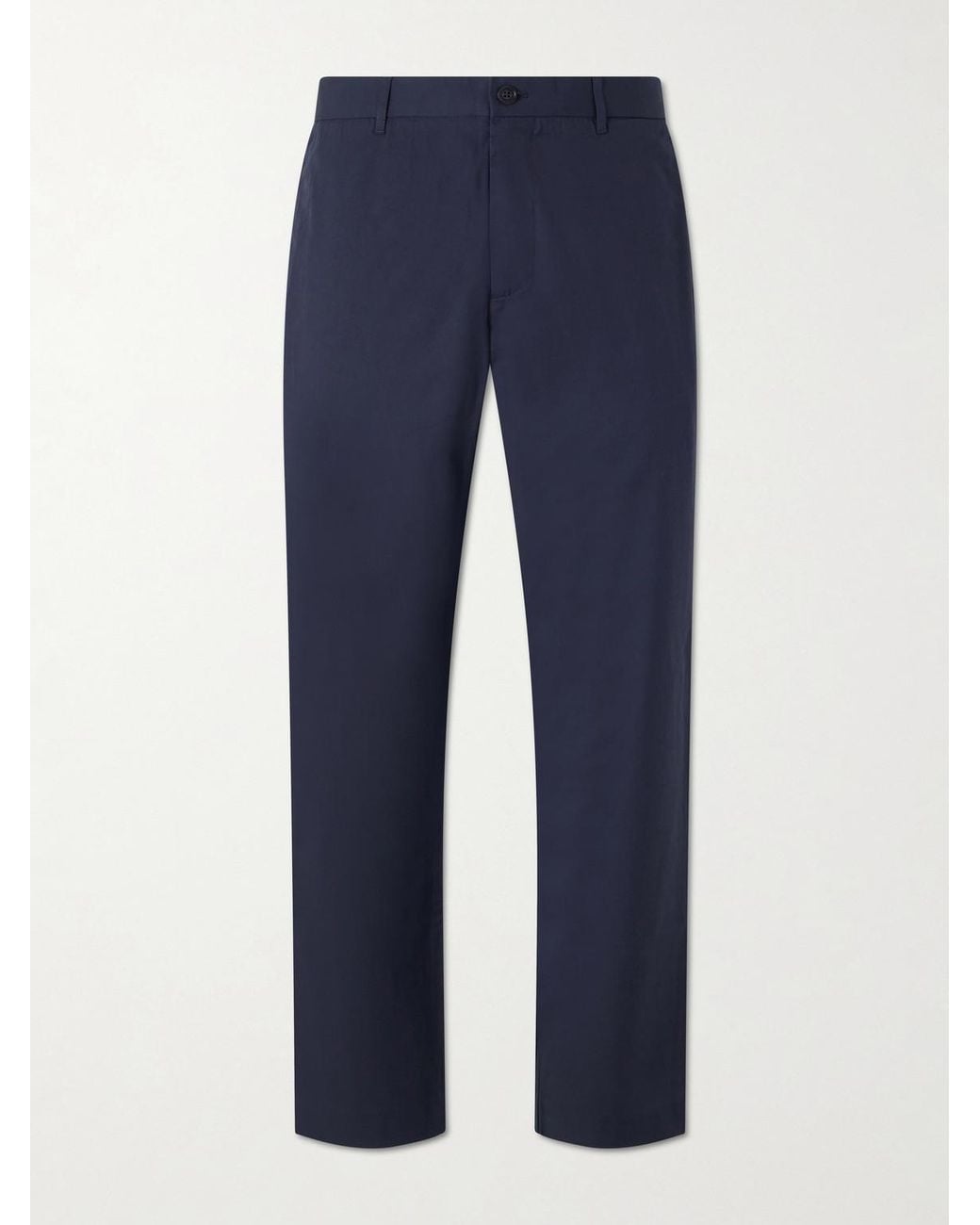 NN07 Blue Brendan 10042 Straight-Leg Organic Cotton-Blend Chino for men