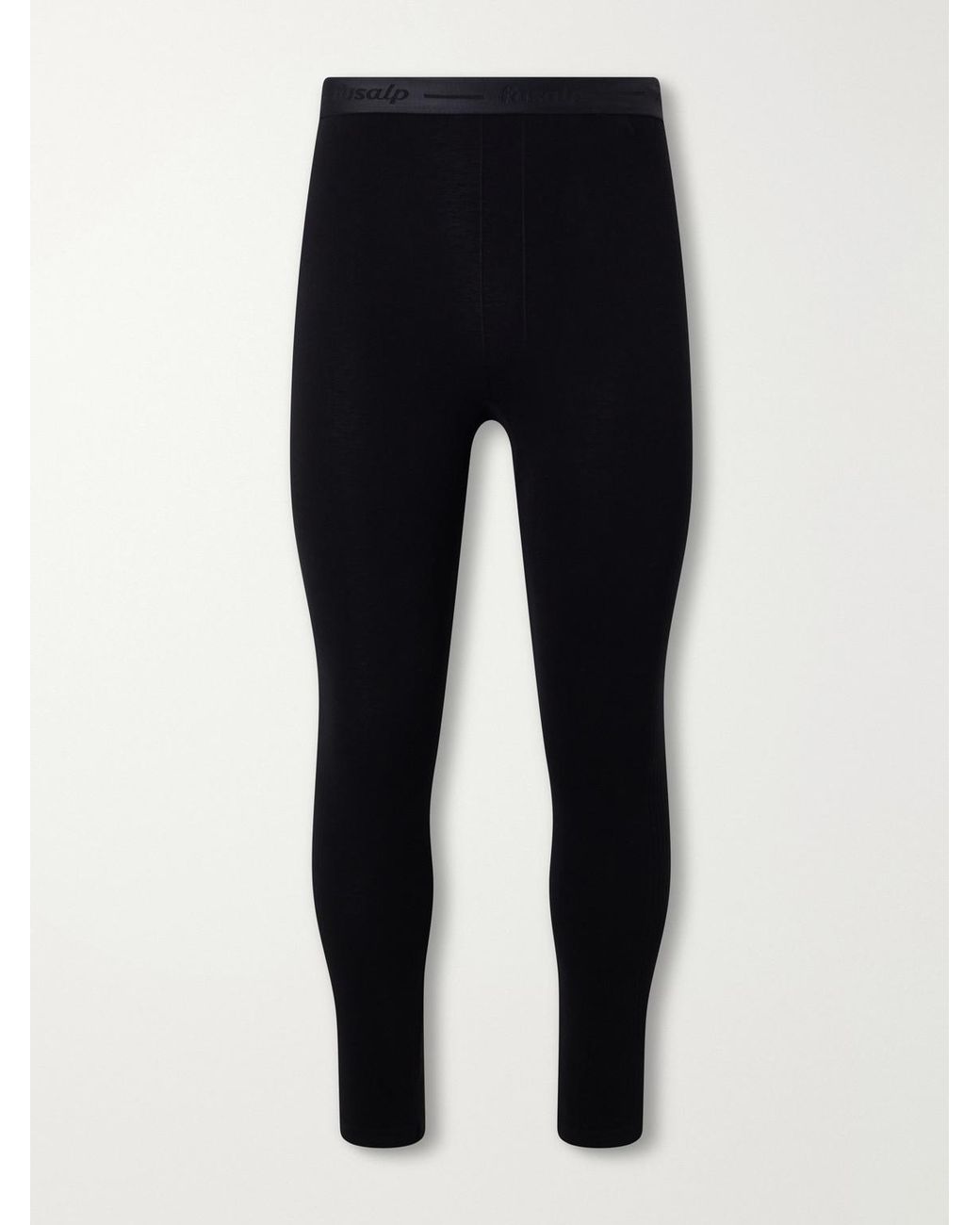 Fusalp Black Allo Stretch-jersey Thermal Ski Tights for men