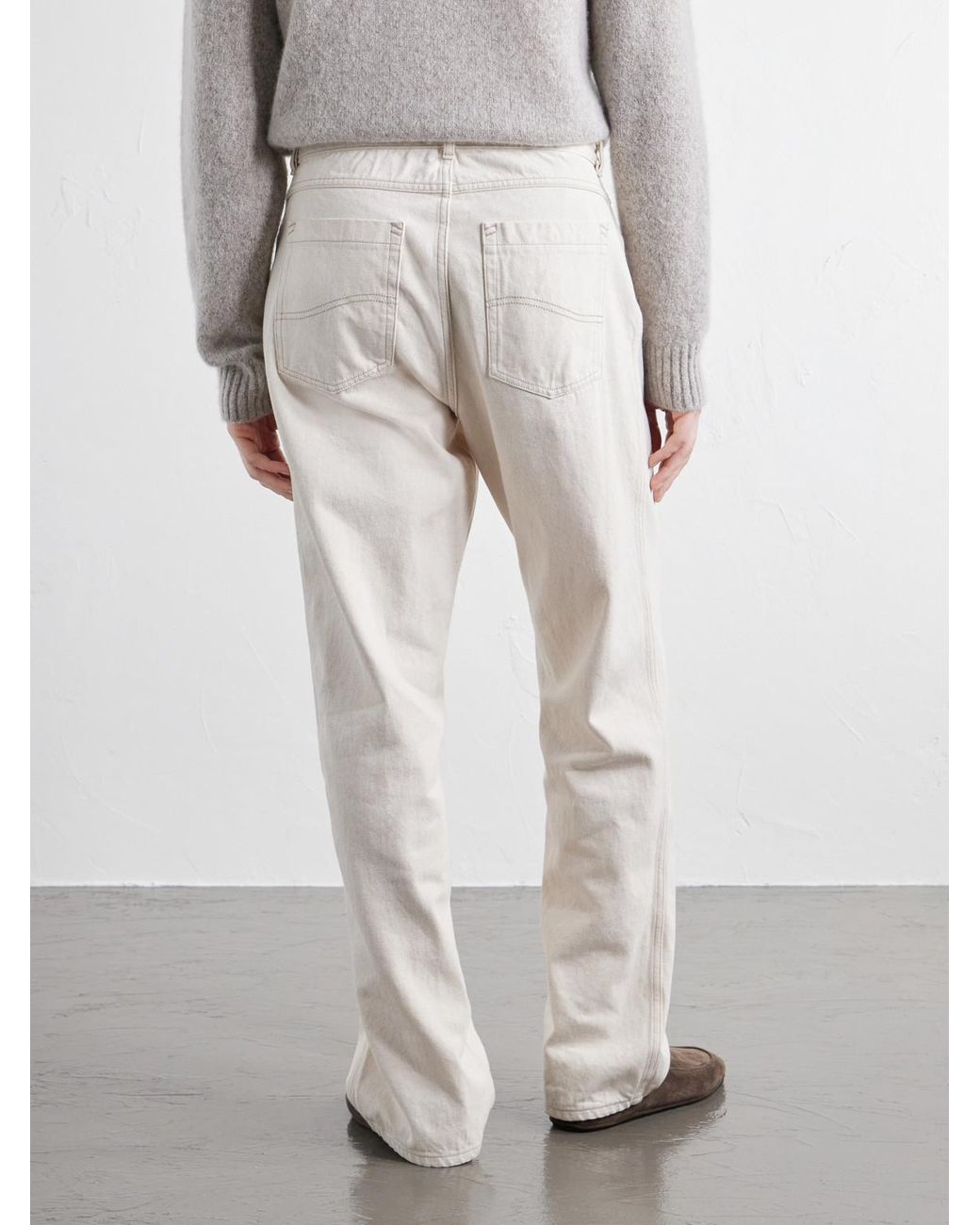 STÒFFA Natural Straight-Leg Jeans for men