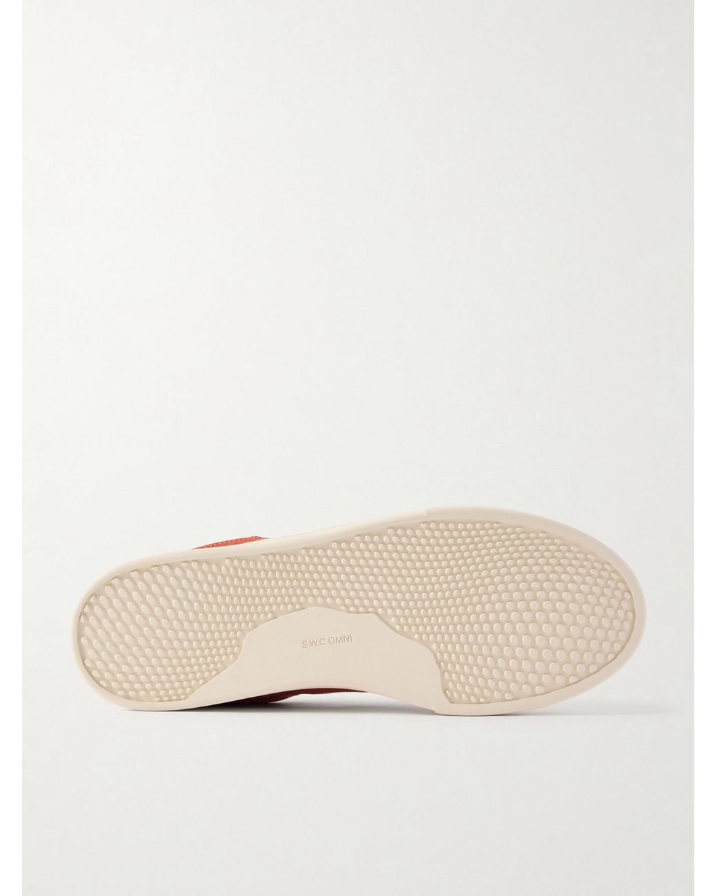 Omni Red Dellow Suede Sneakers for men