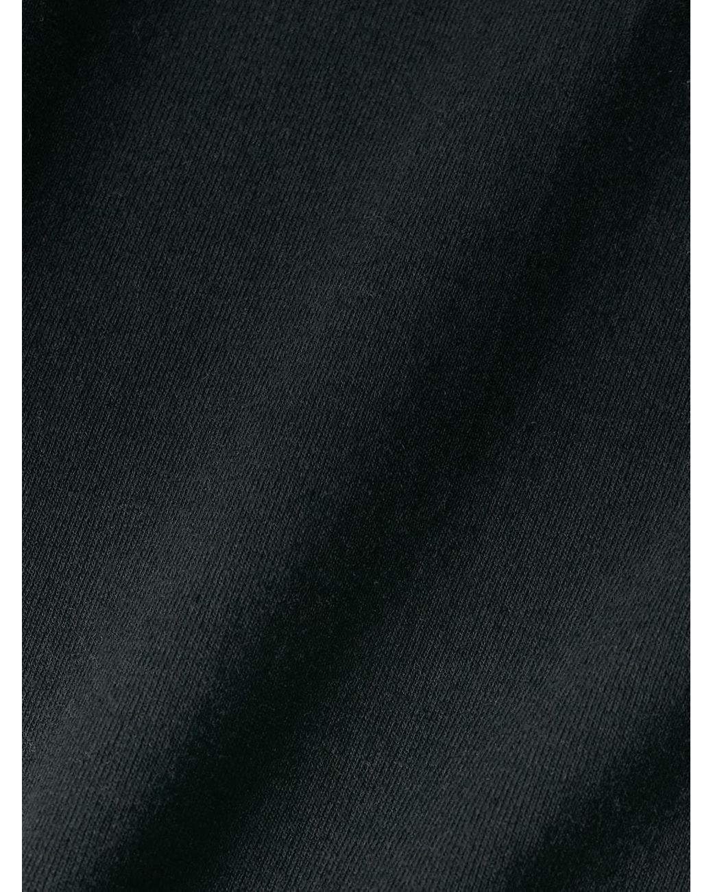 A.PRESSE Black Heavy Weight Cotton-Jersey T-Shirt for men