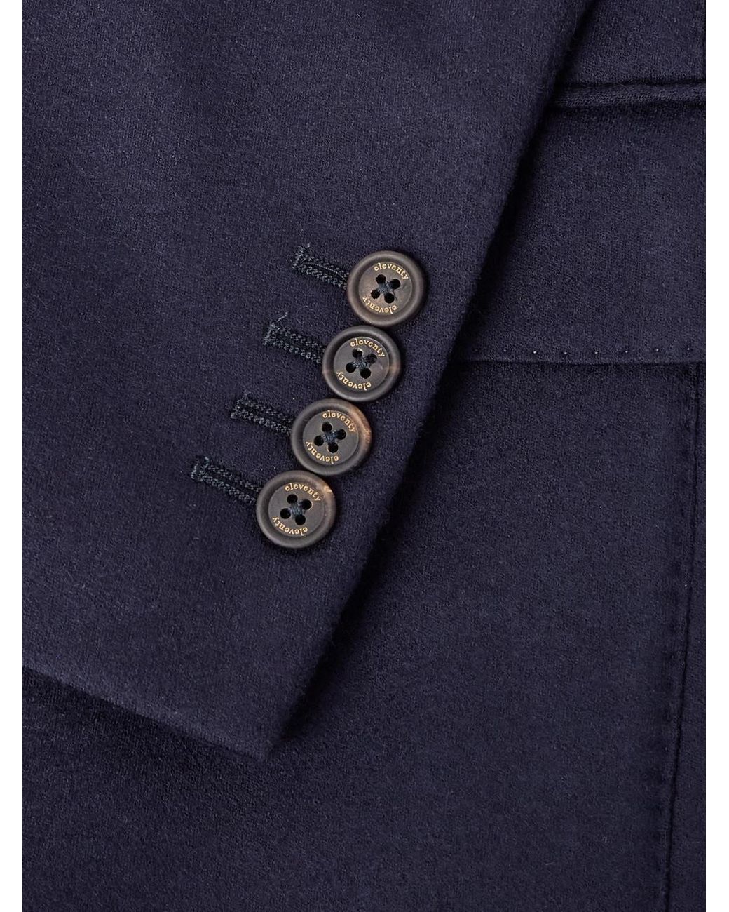 Nested Wool Suit di Eleventy in Blue da Uomo