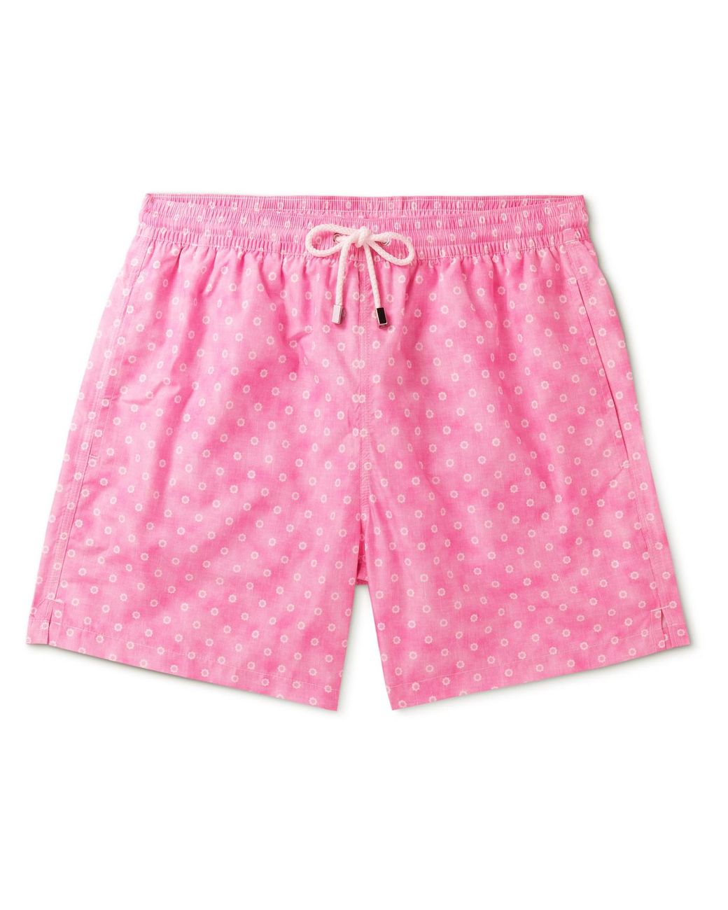 Anderson & Sheppard Mid-length Floral-print Swim Shorts in Pink for Men ...