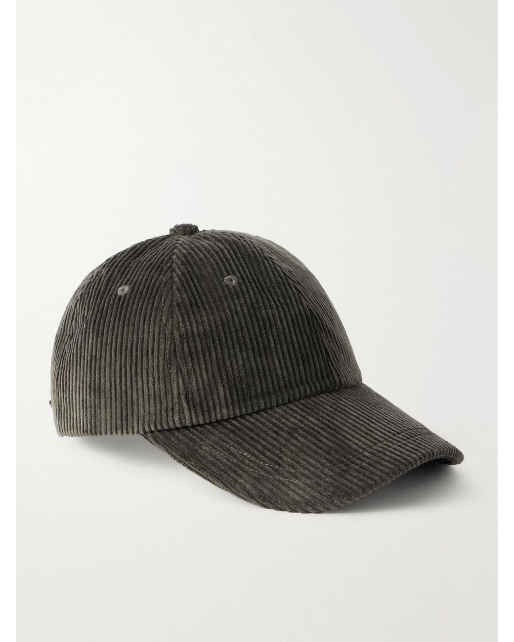 NN07 Black Dad 50004 Organic Cotton-Corduroy Cap for men