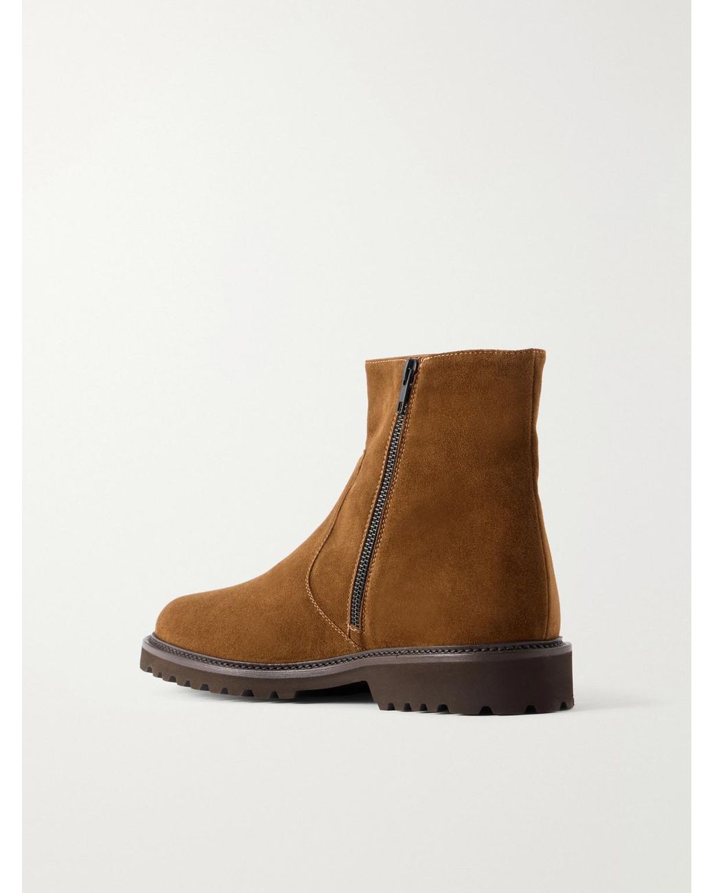 Common Projects Brown Piuma Suede Boots for men