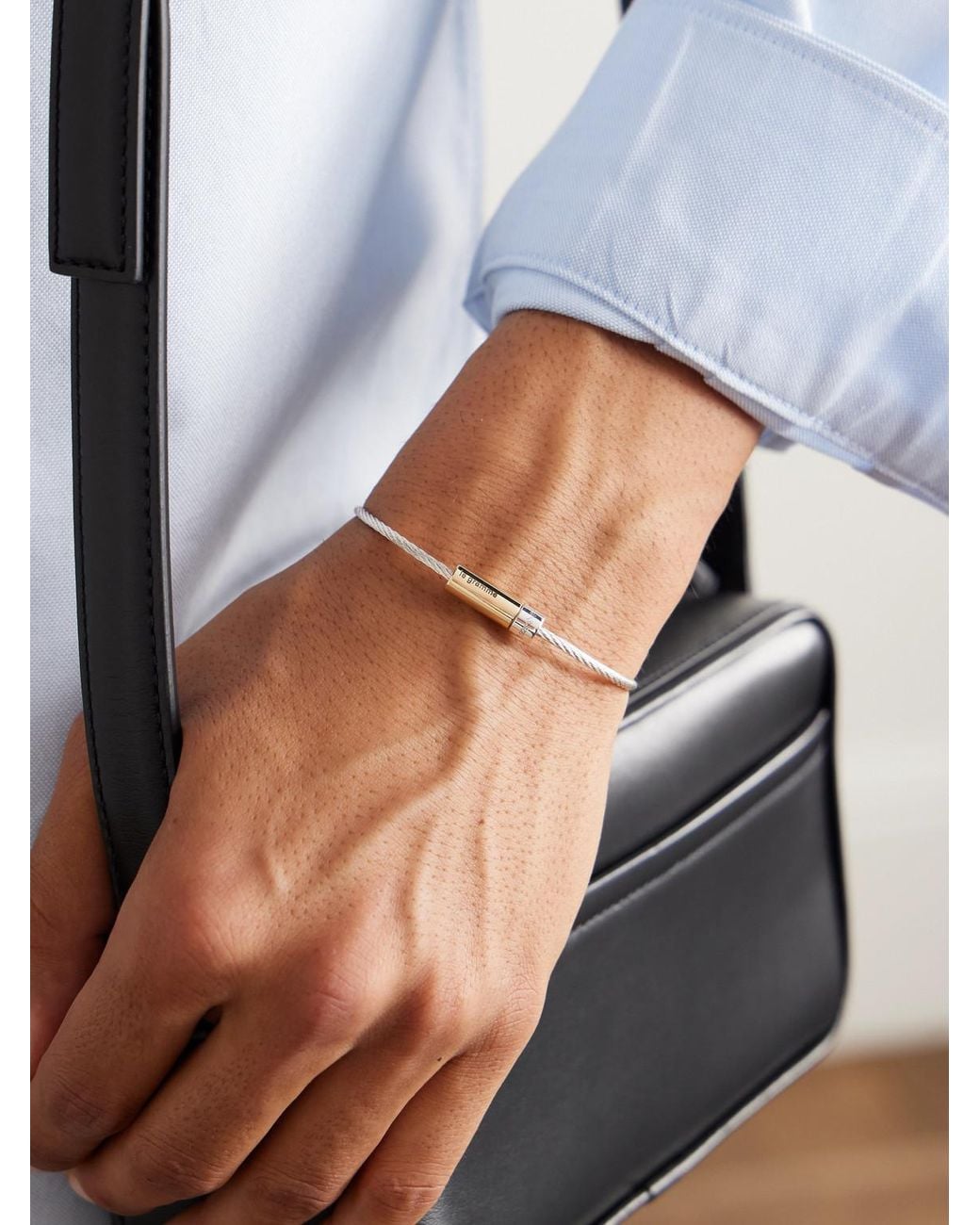 Le Gramme Natural 7G Sterling And-Karat Bracelet for men