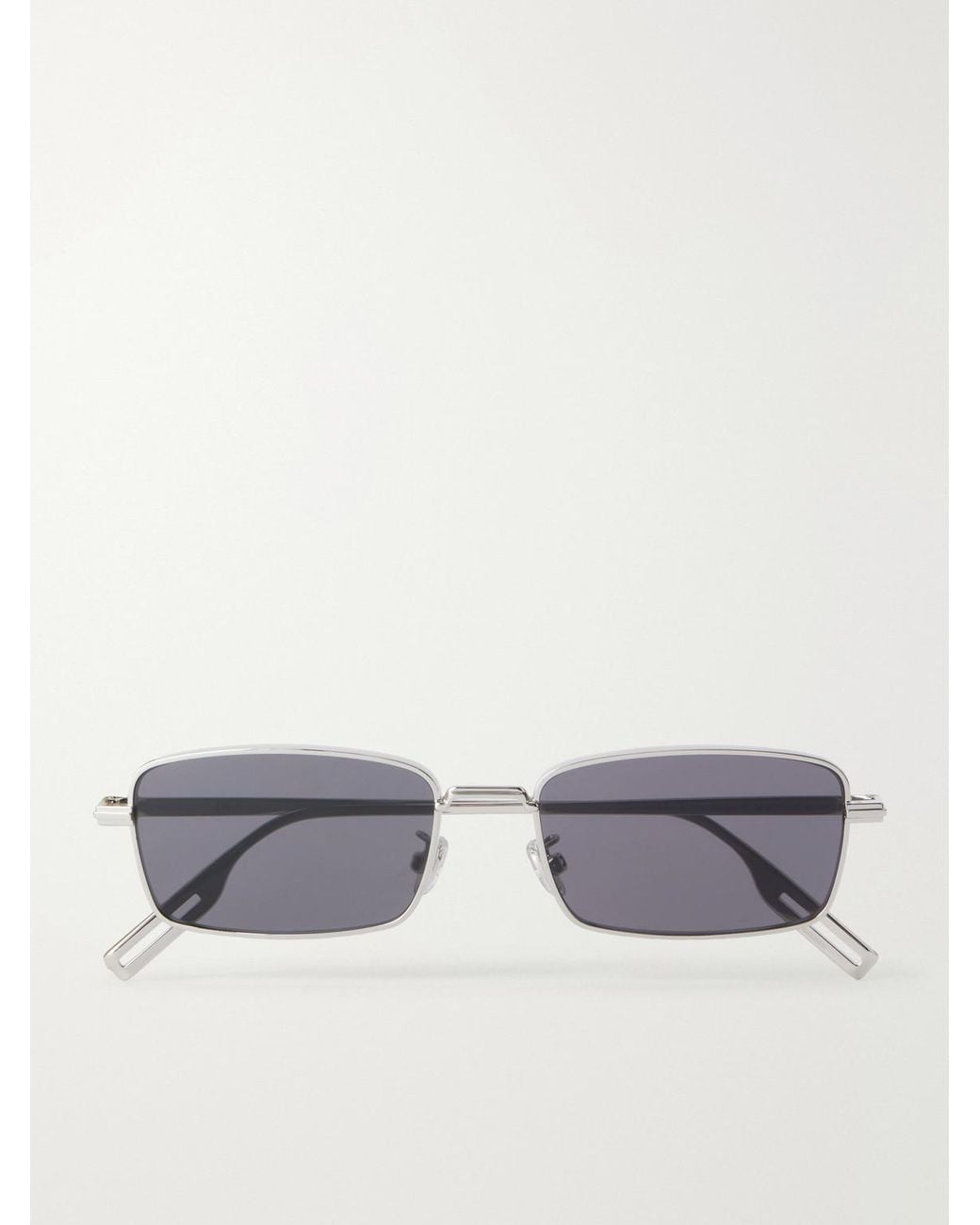 Dior Metallic Diorblacksuit S21U Square-Frame-Tone Metal Sunglasses for men