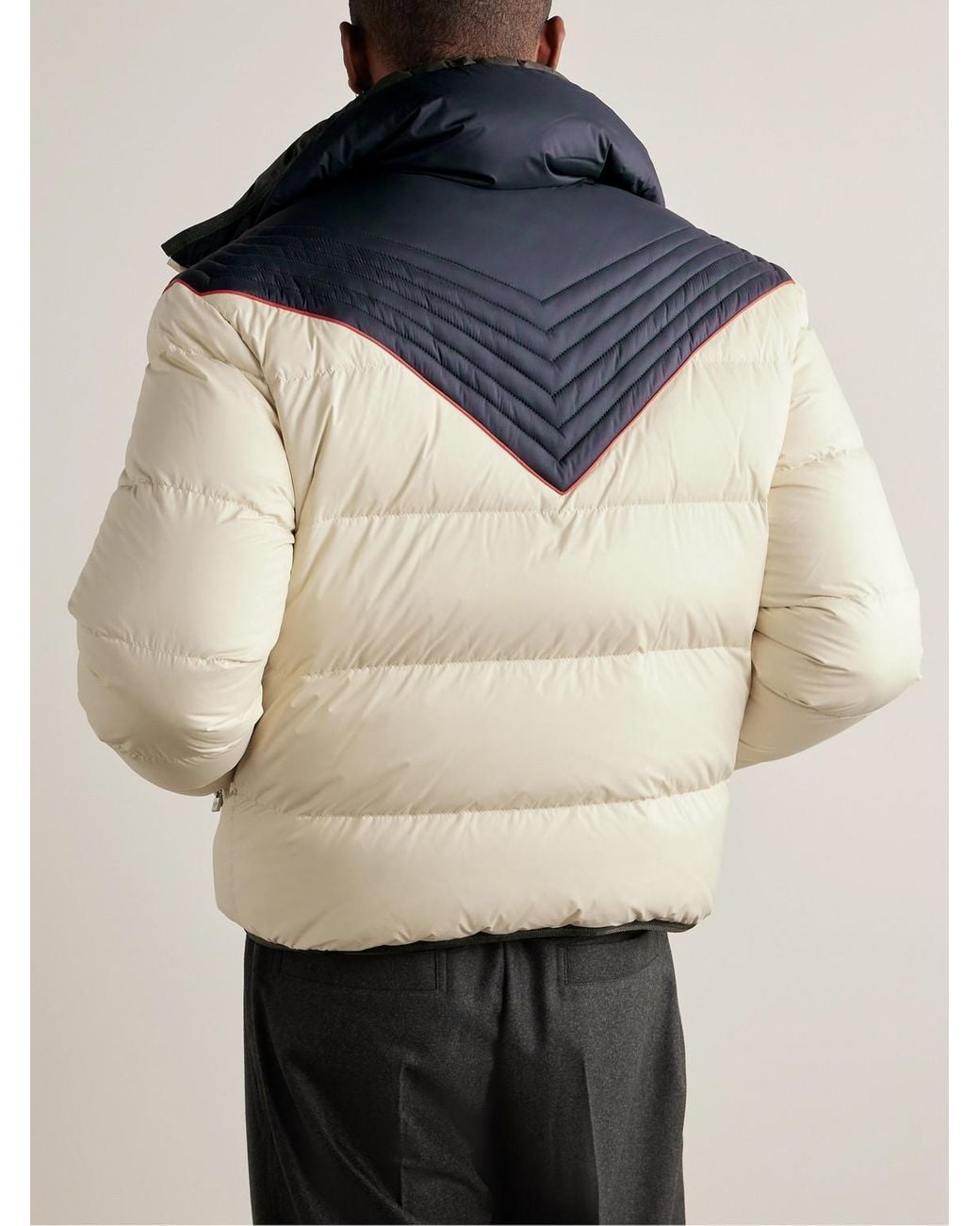 Loro Piana Natural Slim-Fit Reversible Quilted Shell Down Jacket for men