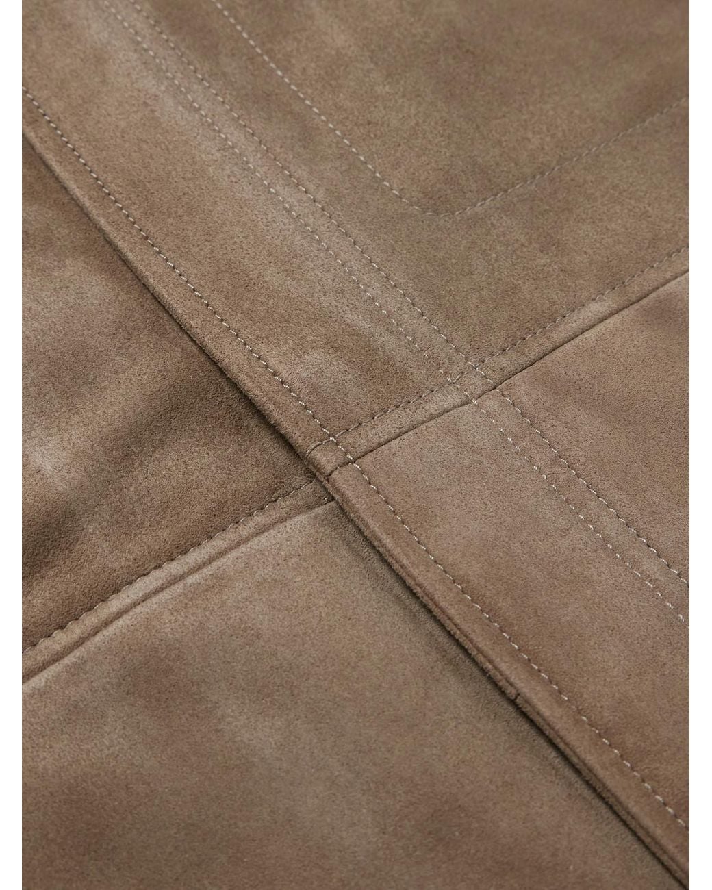 Loro Piana Natural Kim Suede Overshirt for men