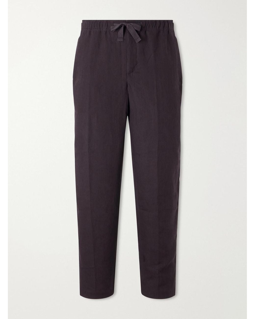 Orlebar Brown Blue Alex Straight-leg Linen Trousers for men