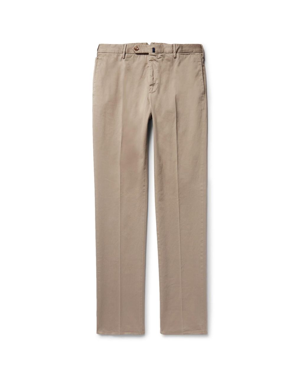 Incotex Four Season Relaxed-Fit Cotton-Blend Chinos in Natural for Men |  Lyst