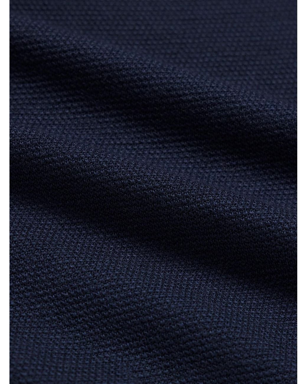John Smedley Blue Honeycomb-Knit Merino Wool Sweater for men