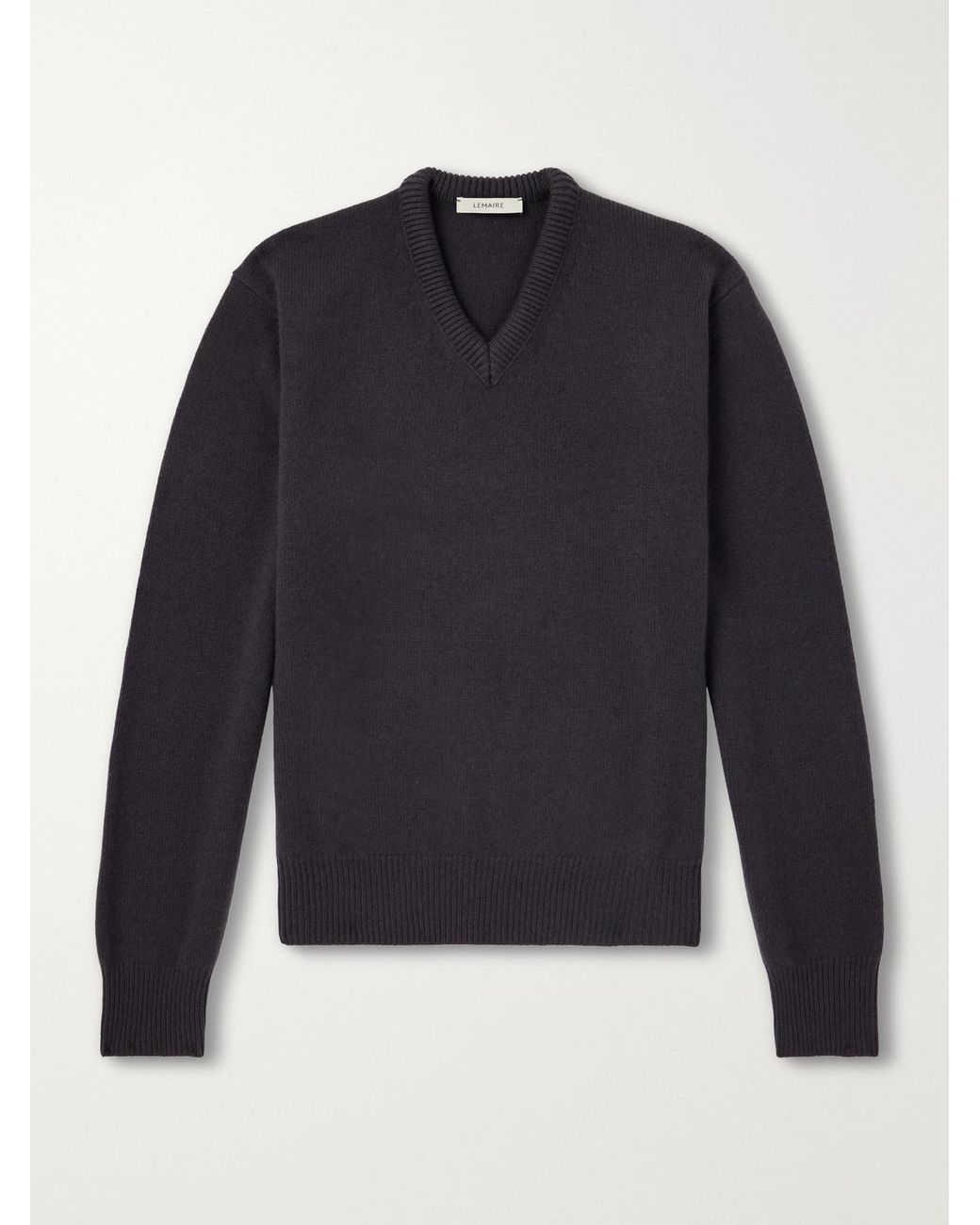 Lemaire Blue Cashmere Sweater for men