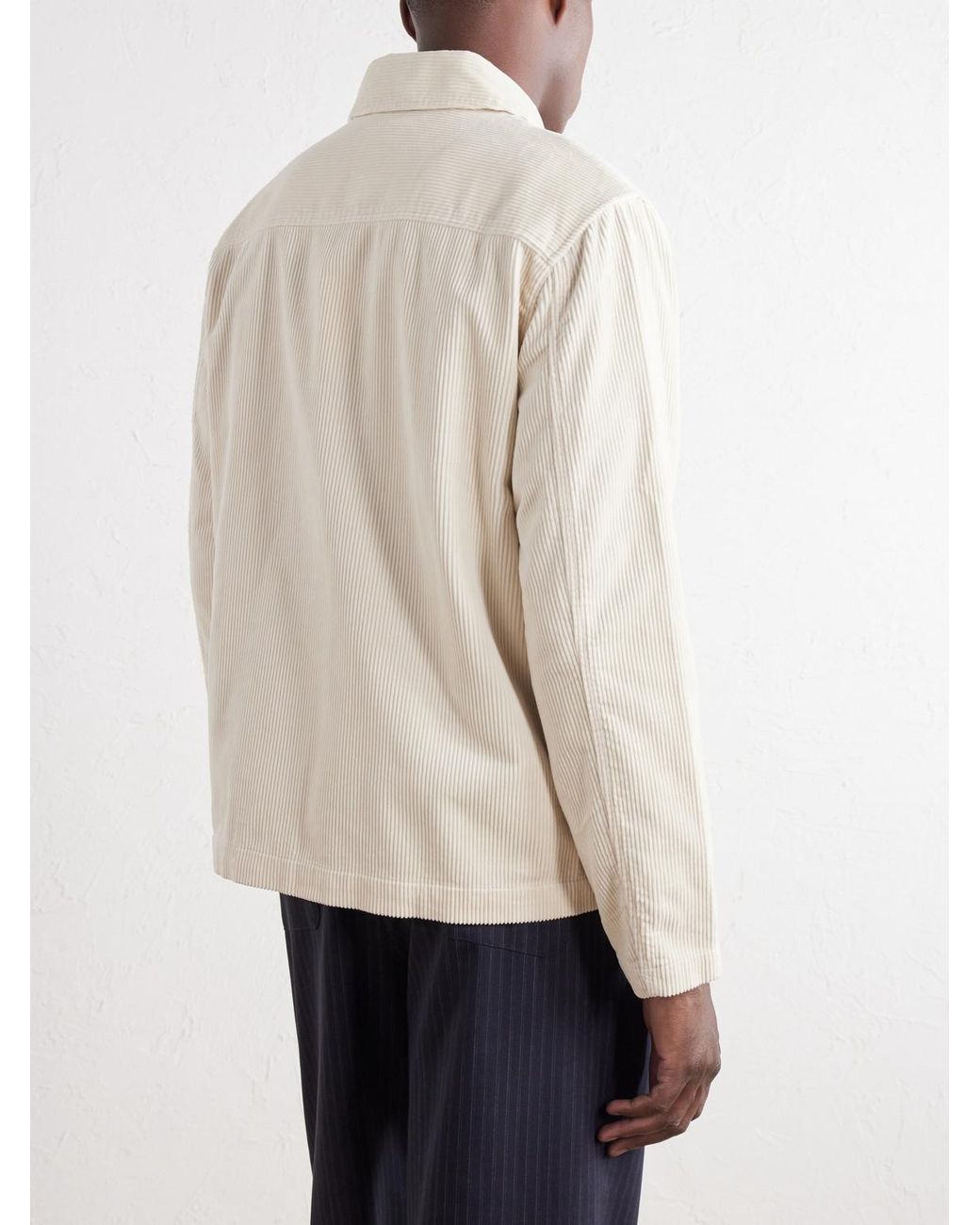 NN07 Natural Morgan 50004 Organic Cotton-Corduroy Jacket for men
