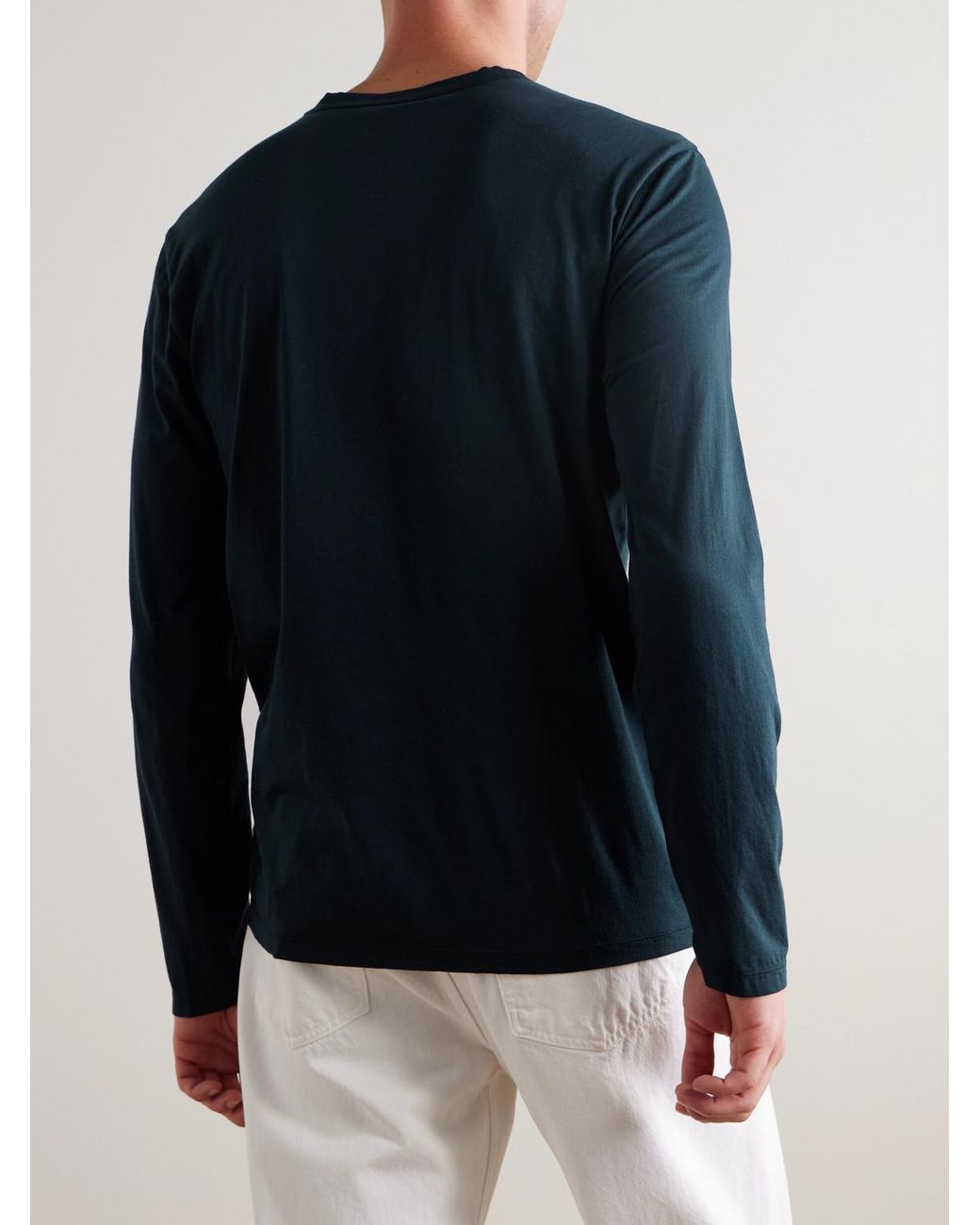 James Perse Blue Lotus Slim-Fit Cotton-Jersey T-Shirt for men