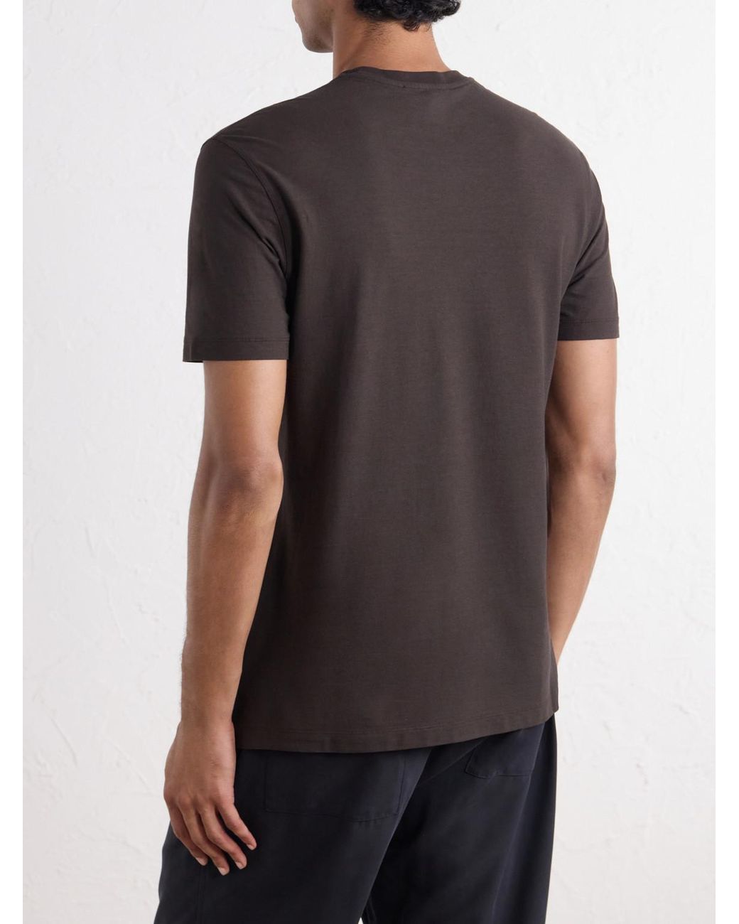 Slowear Gray Zanone Slim-fit Icecotton Jersey T-shirt for men