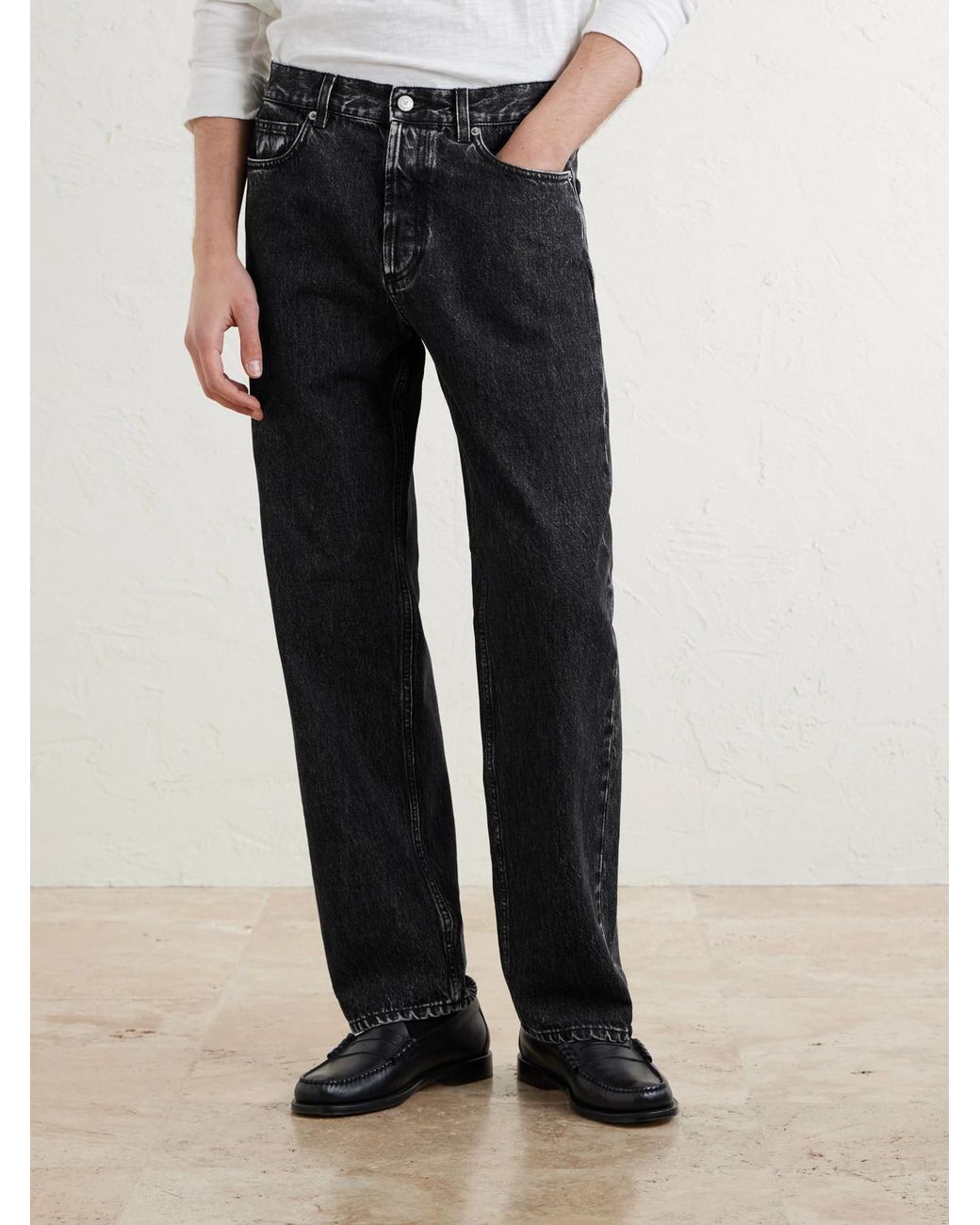 Aimé Leon Dore Blue Ald Straight-Leg Jeans for men
