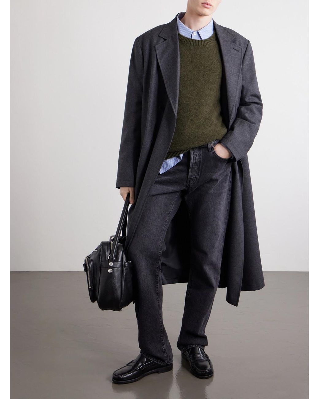 Acne Blue Straight-Leg Jeans for men