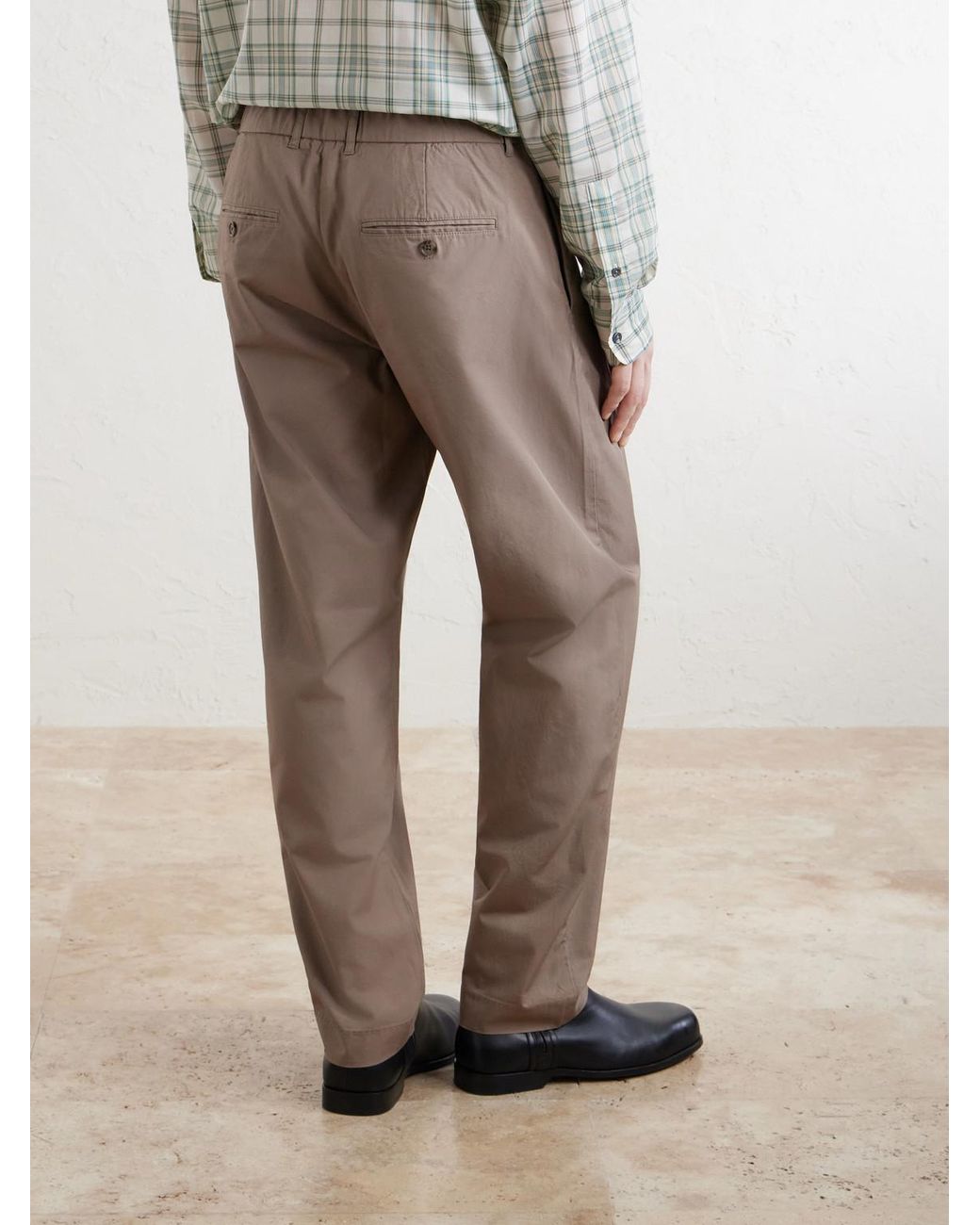 NN07 Natural Brendan 10042 Straight-leg Organic Cotton-blend Chinos for men