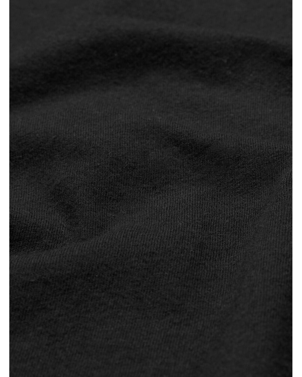 James Perse Black Crew-neck Cotton-jersey T-shirt for men