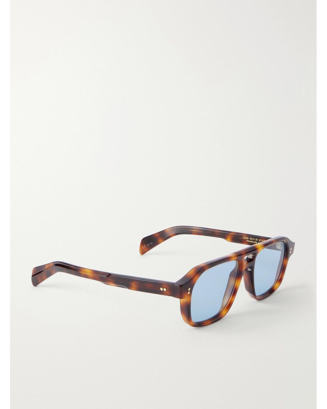 Cutler & Gross Blue Gr15 Aviator-Style Acetate Sunglasses for men