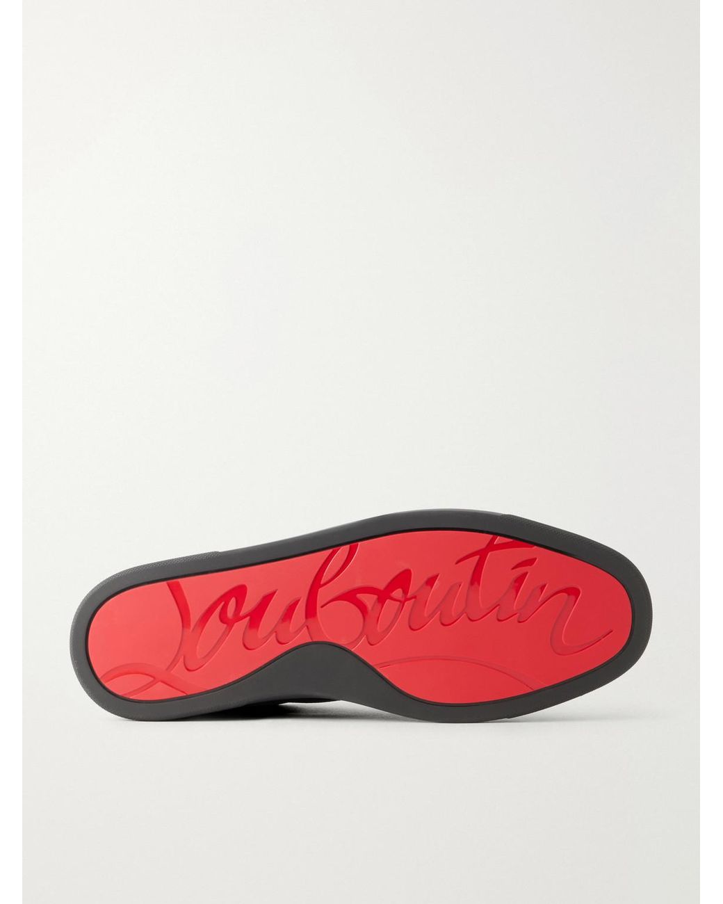 Christian Louboutin Black St Louis Suede Sneakers for men