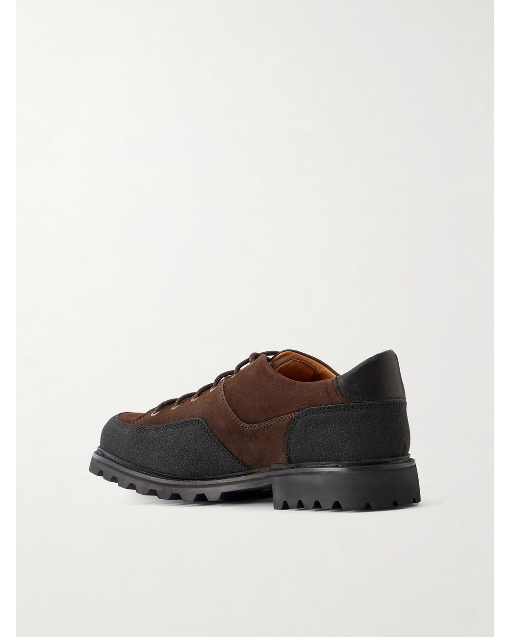 Morjas Brown The Hybrid Hiker Nubuck Boots for men