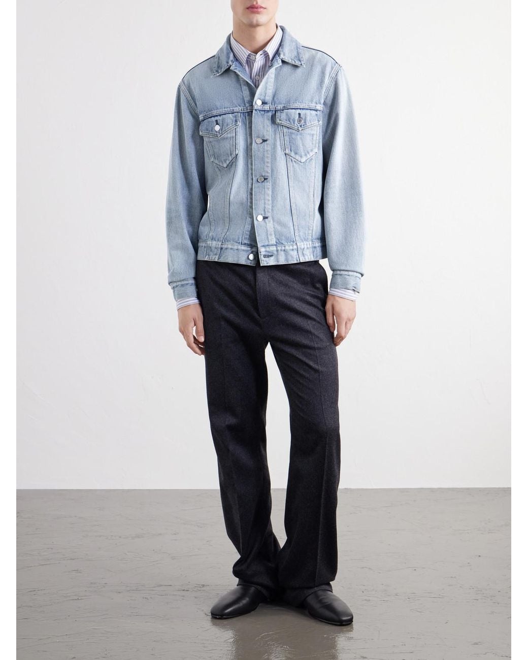 Totême Blue Denim Jacket for men
