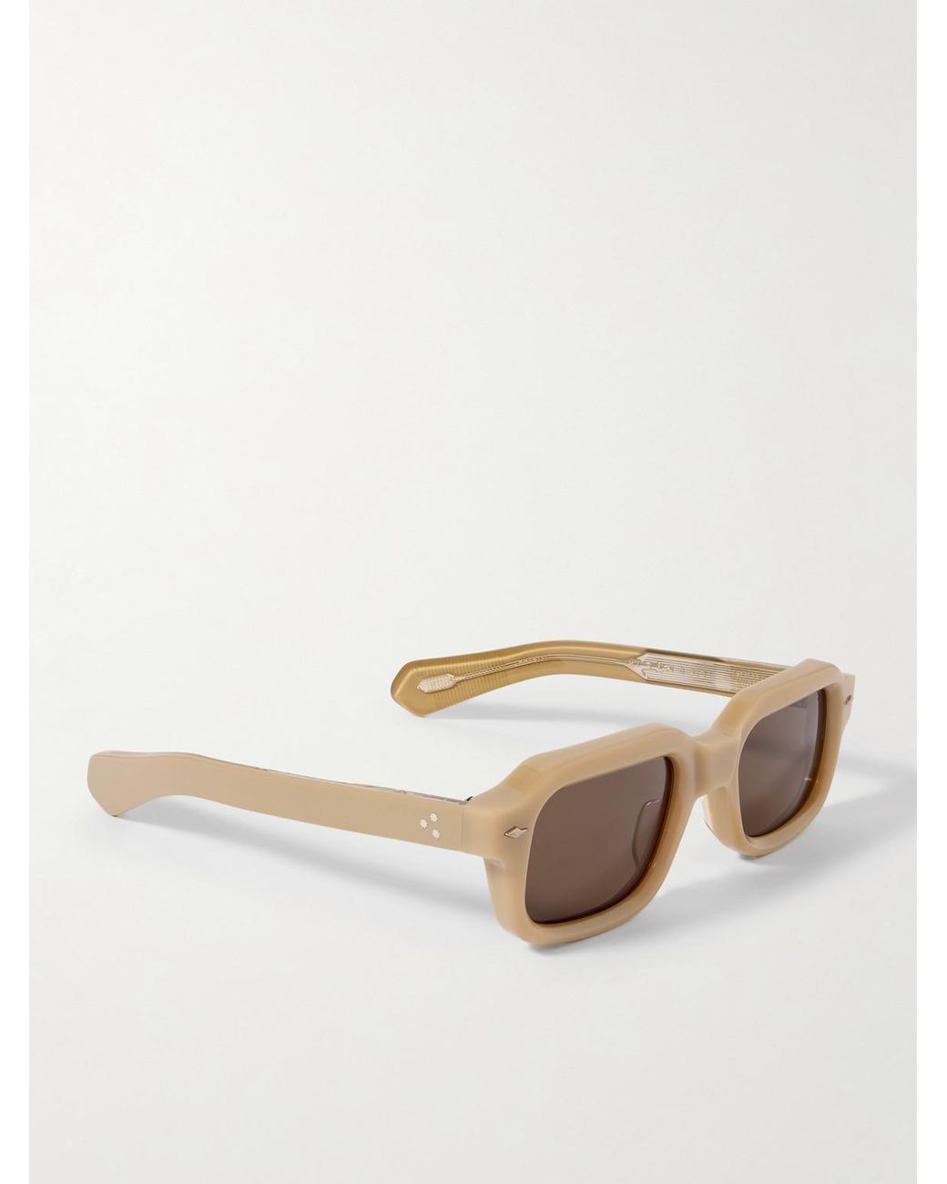 Jacques Marie Mage Natural Sandro Rectangular-Frame Acetate Sunglasses for men
