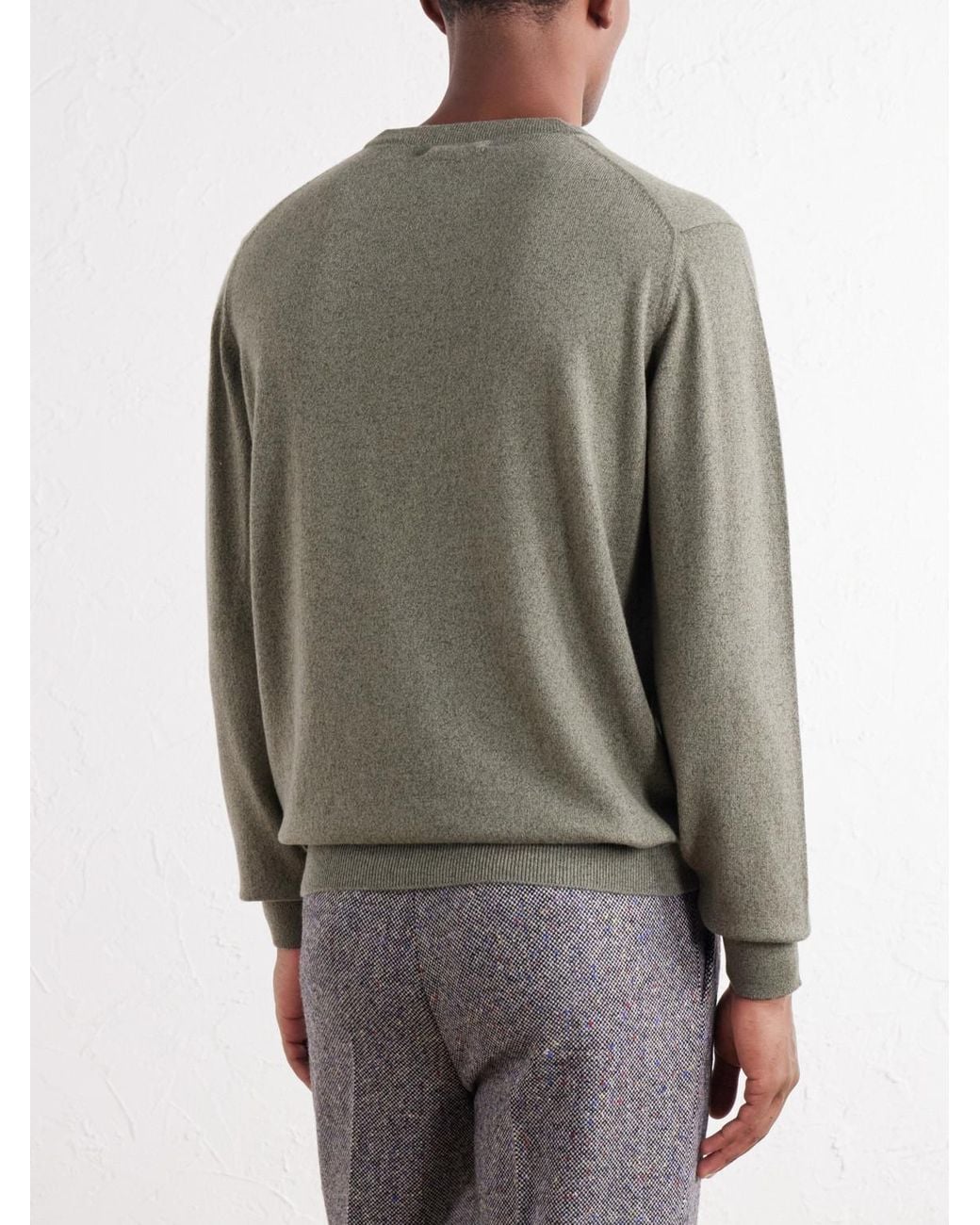 Begg x Co Gray Heriot Cashmere Sweater for men