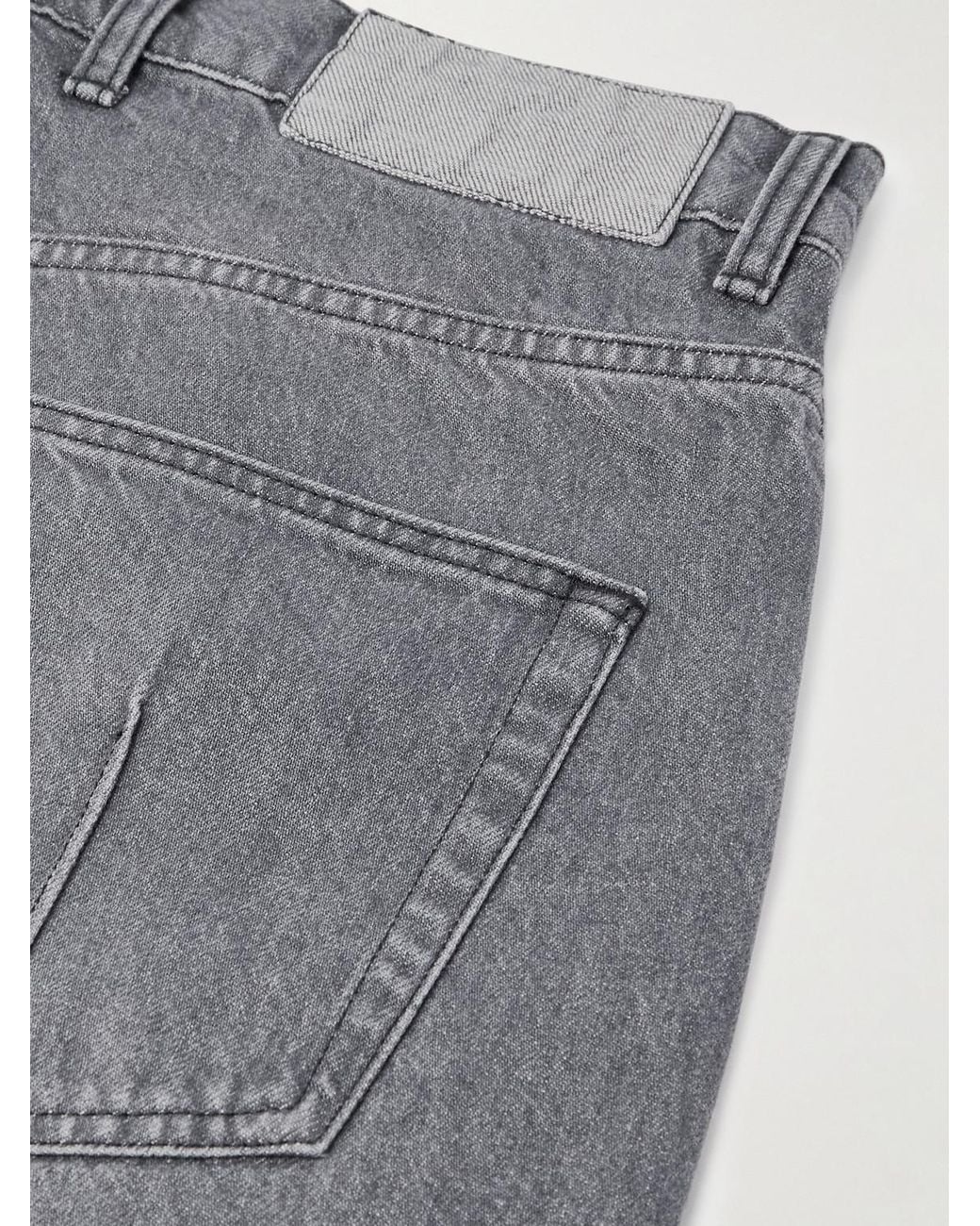 mfpen Gray Straight-Leg Organic Jeans for men