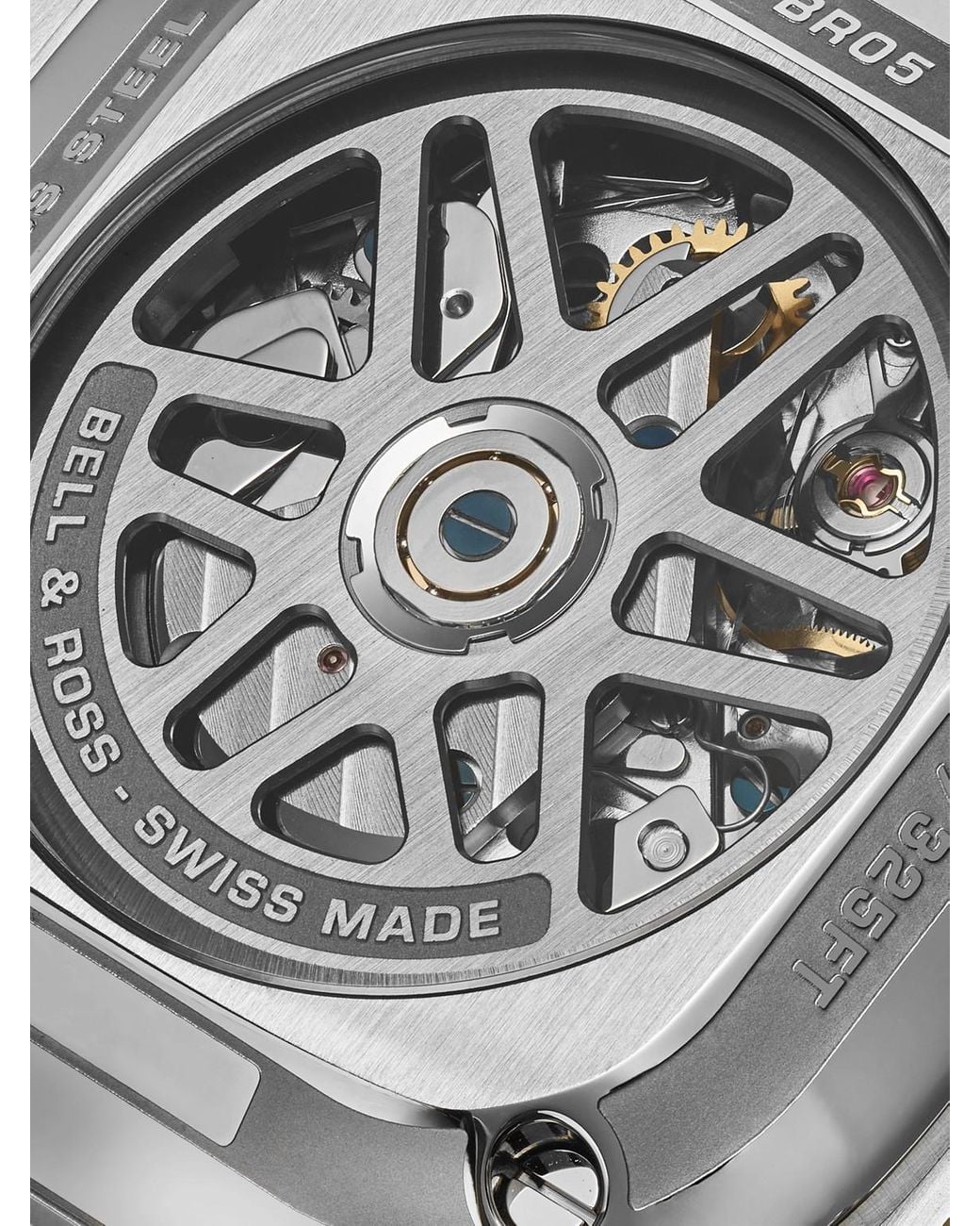 Bell & Ross Black Br 05 Automatic Chronograph Stainless Steel Watch, Ref. Br05C-Gn-St/Sst for men