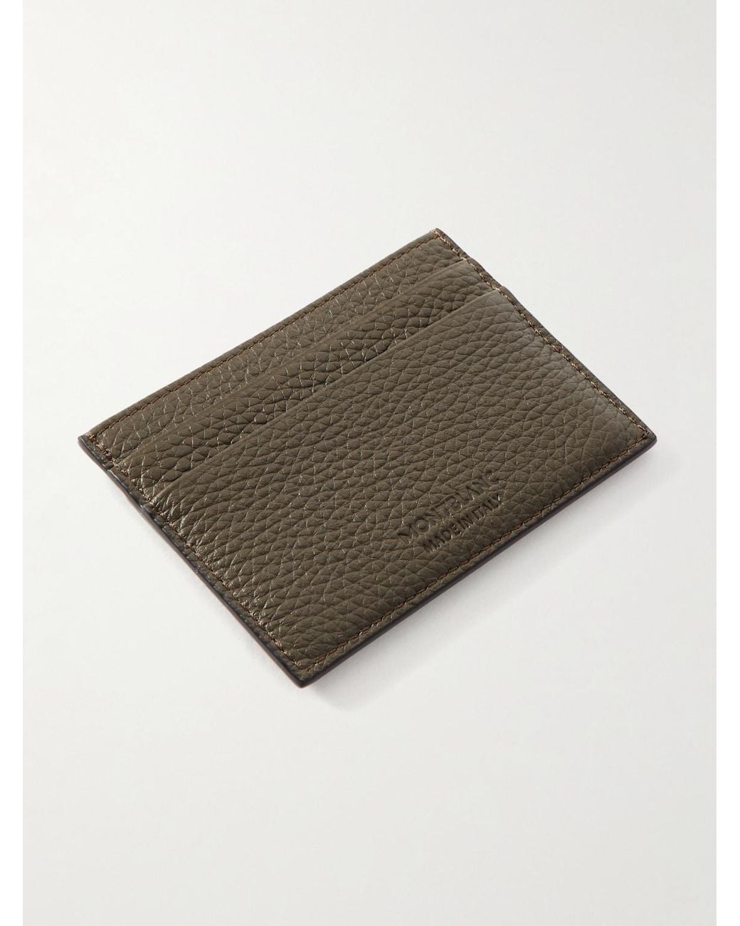 Montblanc Natural Full-Grain Leather Cardholder for men