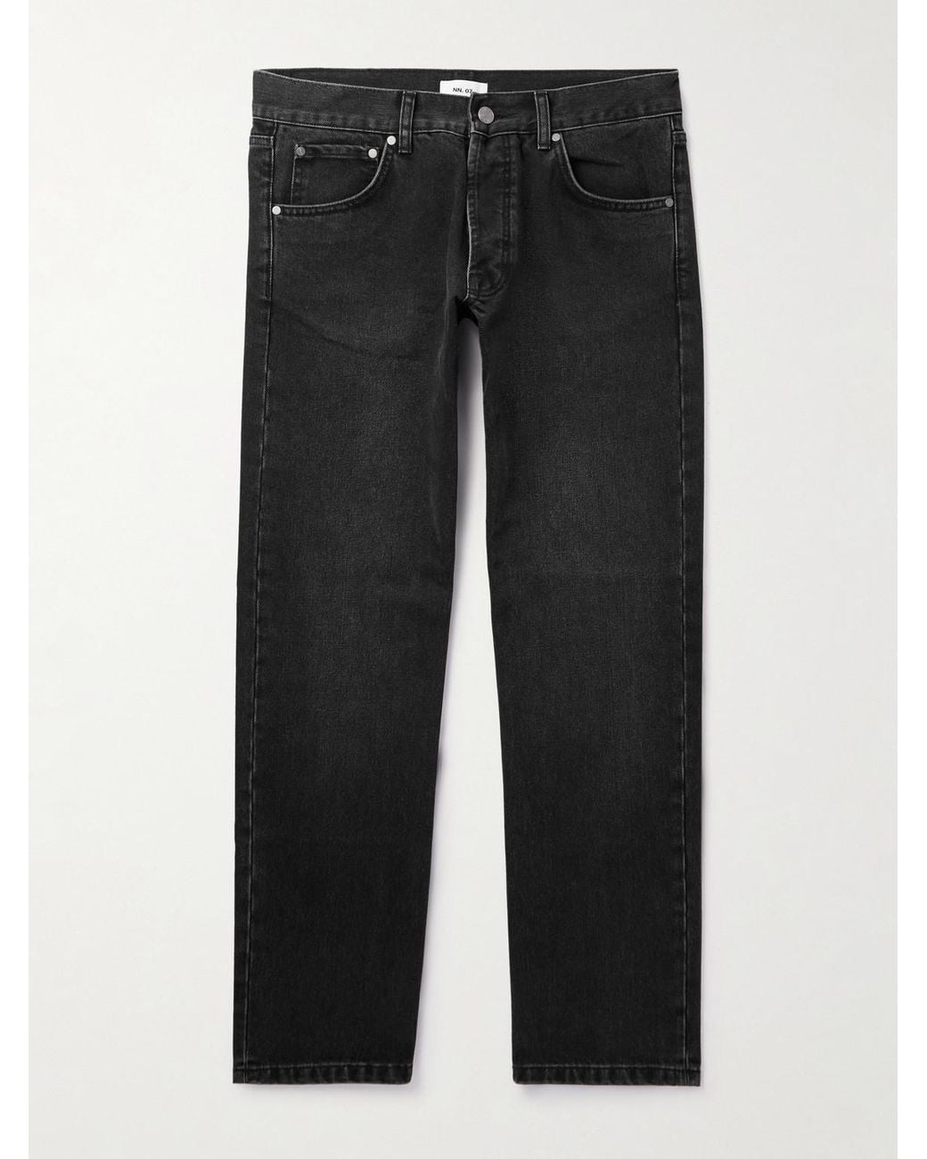 NN07 Black Sonny 1866 Straight-Leg Jeans for men