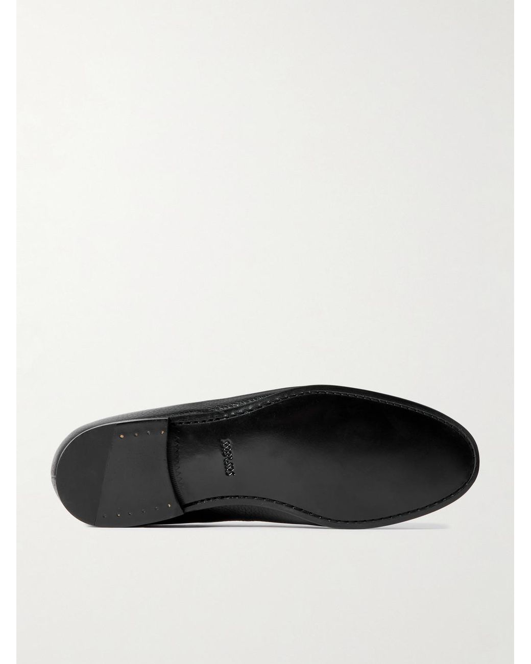 Morjas Black The Belgian Deerskin Loafers for men