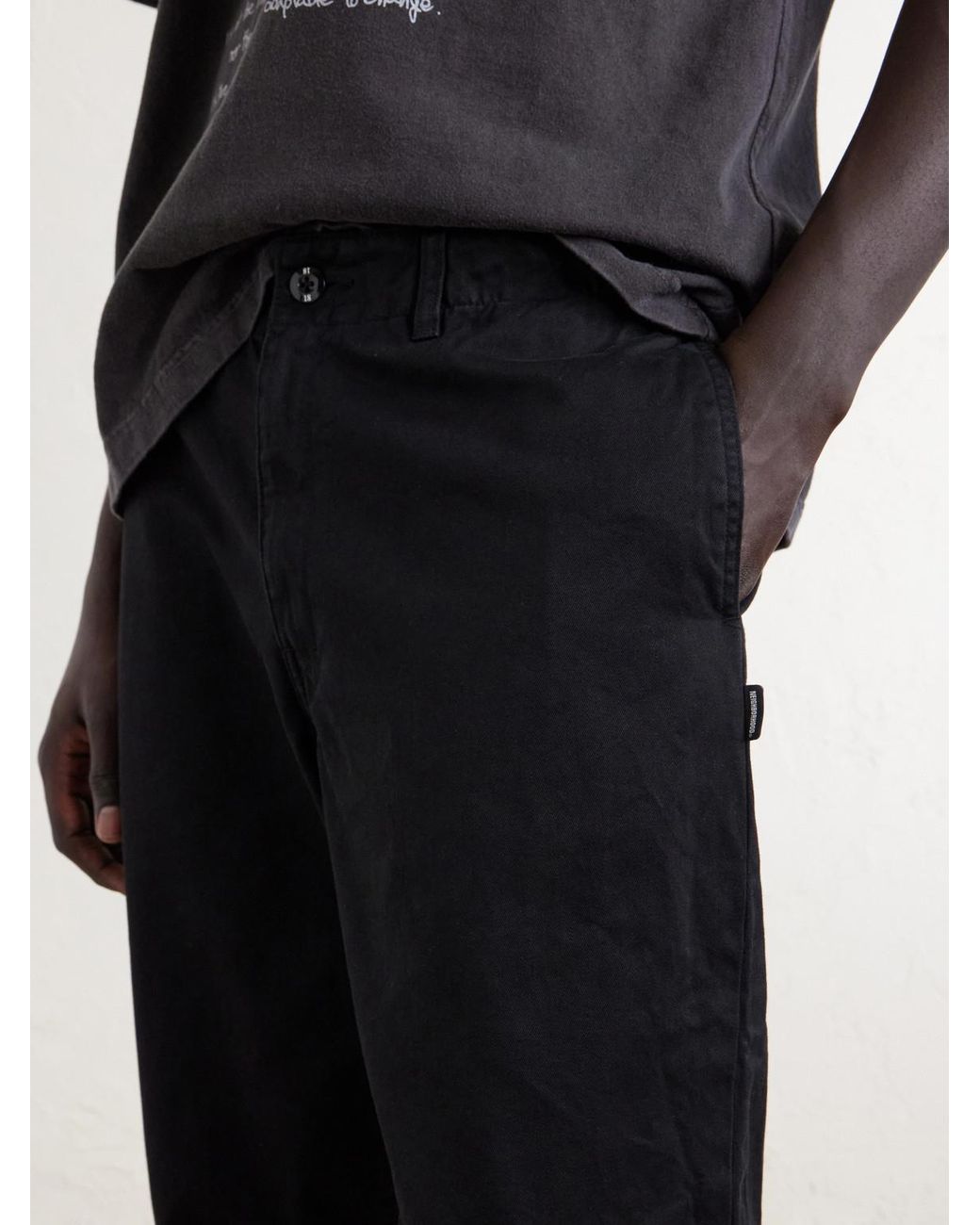 Neighborhood Blue Straight-Leg Cotton Chinos for men