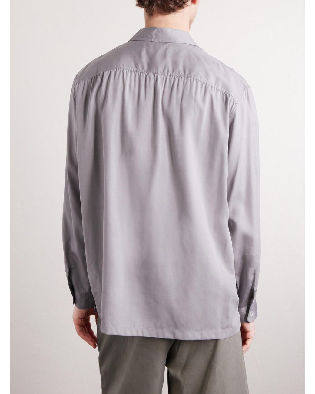 Our Legacy Gray Every Tencel Lyocell Shirt for men