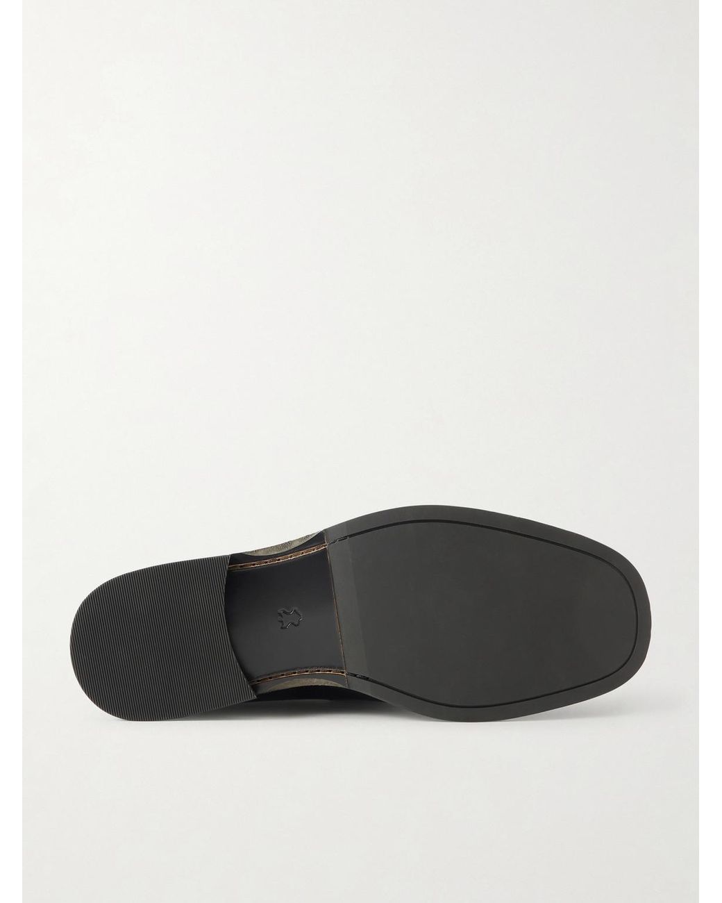 Our Legacy Black Light Leather Loafers for men